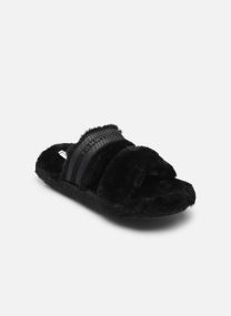 Pantoffels HILFIGER FUR SLIPPER dames zwart Tommy Hilfiger Pantoffels HILFIGER FUR SLIPPER dames zwart BLACK