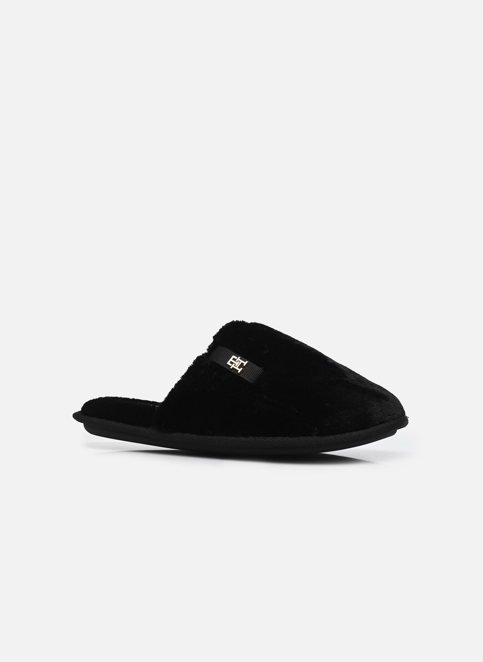 Pantoffels TH FAUX FUR HOUSE SH dames zwart Tommy Hilfiger Pantoffels TH FAUX FUR HOUSE SH dames zwart BLACK