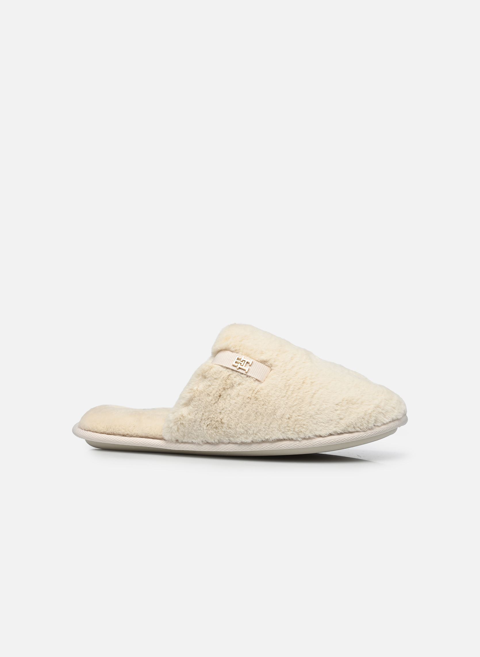 Pantoffels TH FAUX FUR HOUSE SH dames wit Tommy Hilfiger Pantoffels TH FAUX FUR HOUSE SH dames wit WHITE