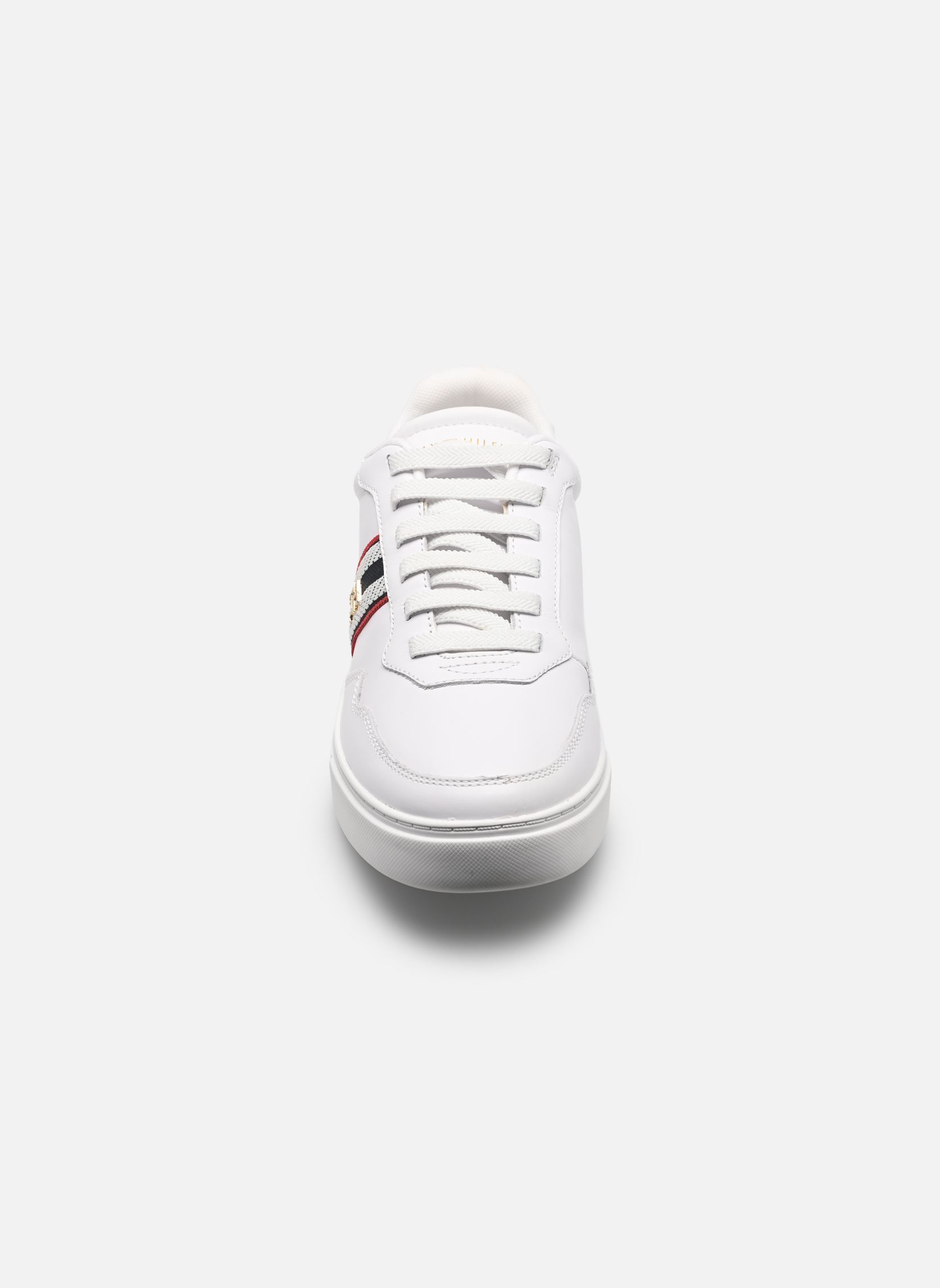 Sneakers TH WEBBING CUPSOLE dames wit Tommy Hilfiger Sneakers TH WEBBING CUPSOLE dames wit WHITE
