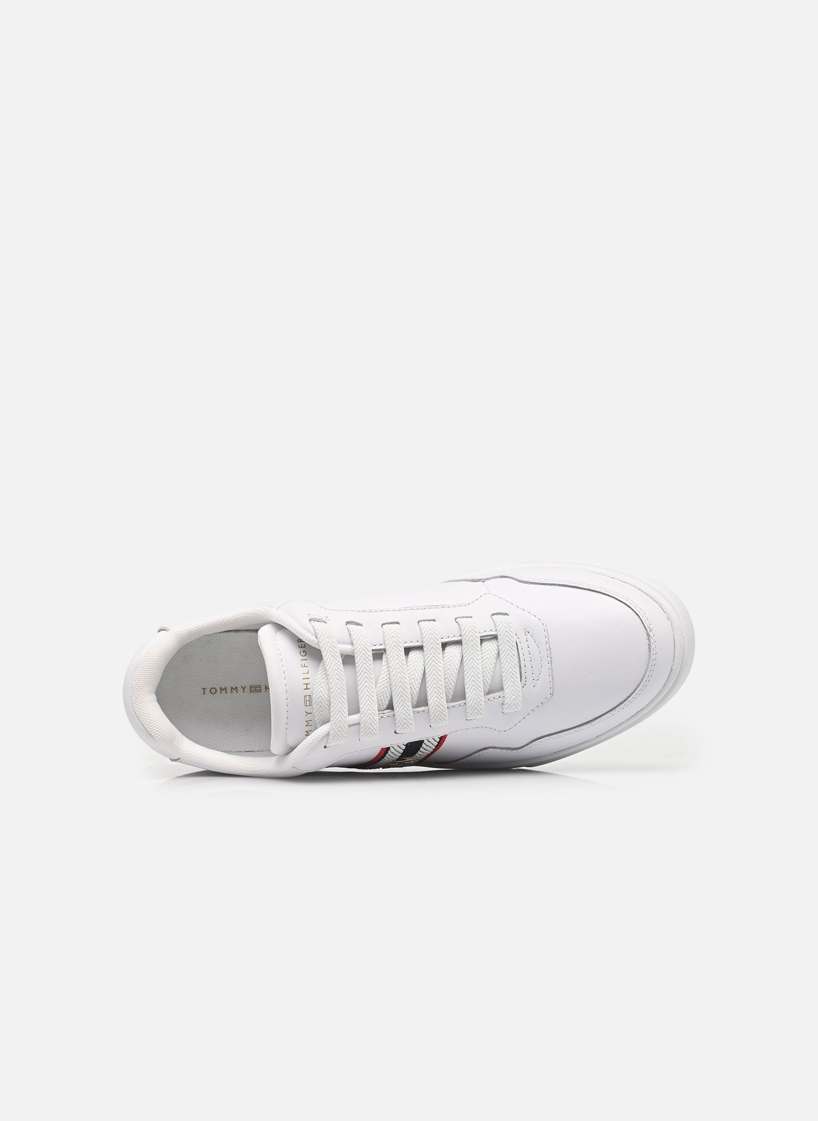 Sneakers TH WEBBING CUPSOLE dames wit Tommy Hilfiger Sneakers TH WEBBING CUPSOLE dames wit WHITE