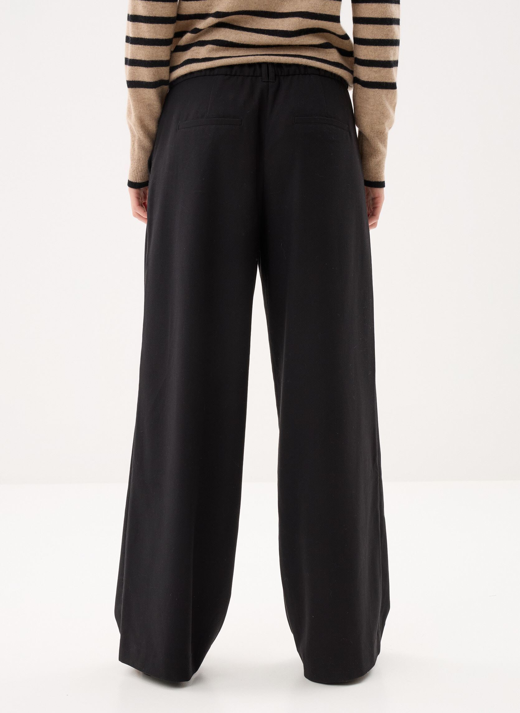 Pantalones anchos PANTA-LARGE-CITY mujer negro Georgia Rose Pantalones anchos PANTA-LARGE-CITY mujer negro BLACK BEAUTY