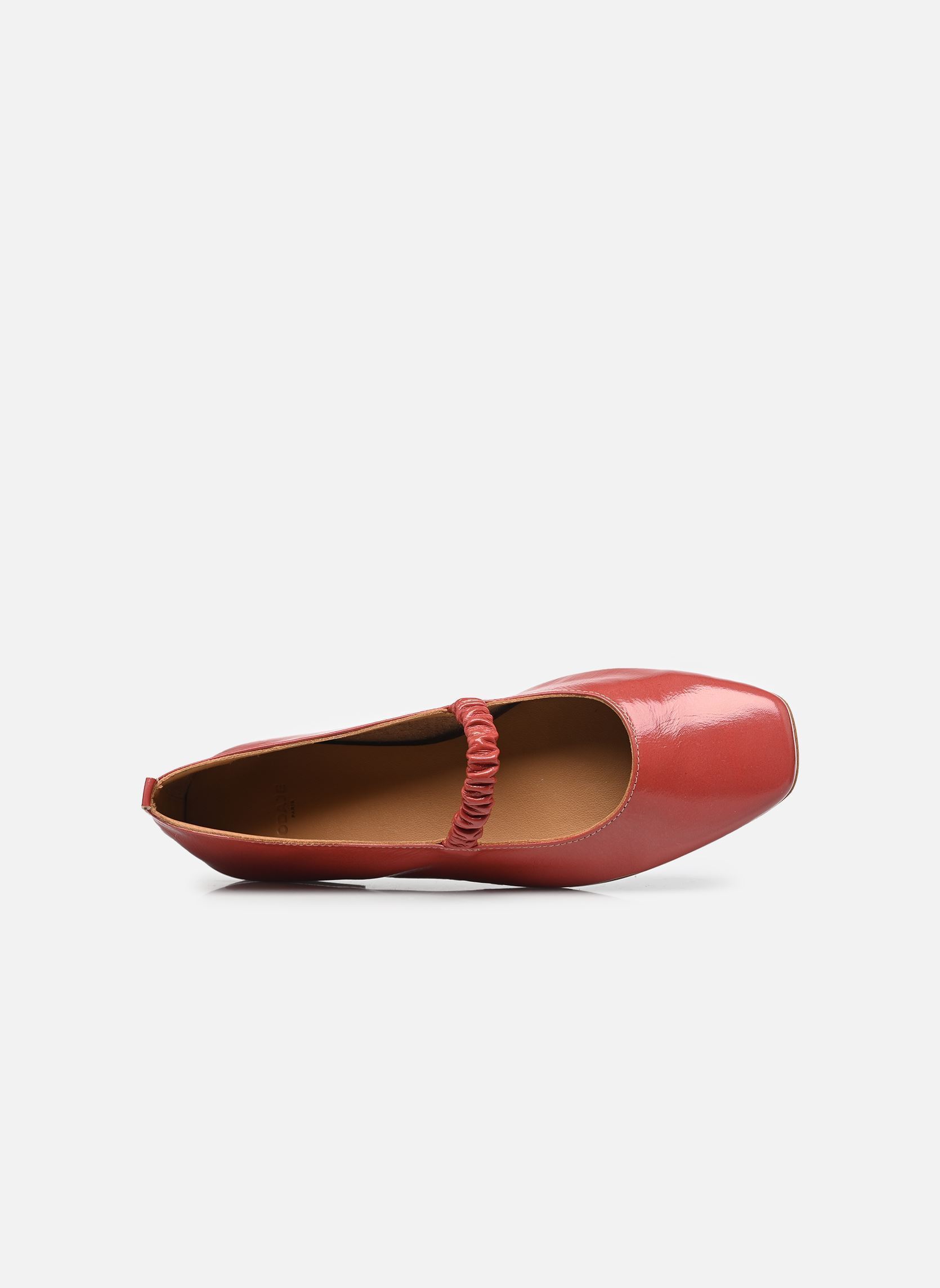 Klassische Ballerinas SERRA damen rosa Odaje Klassische Ballerinas SERRA damen rosa CUIR PLISSÉ VERNI ROSE