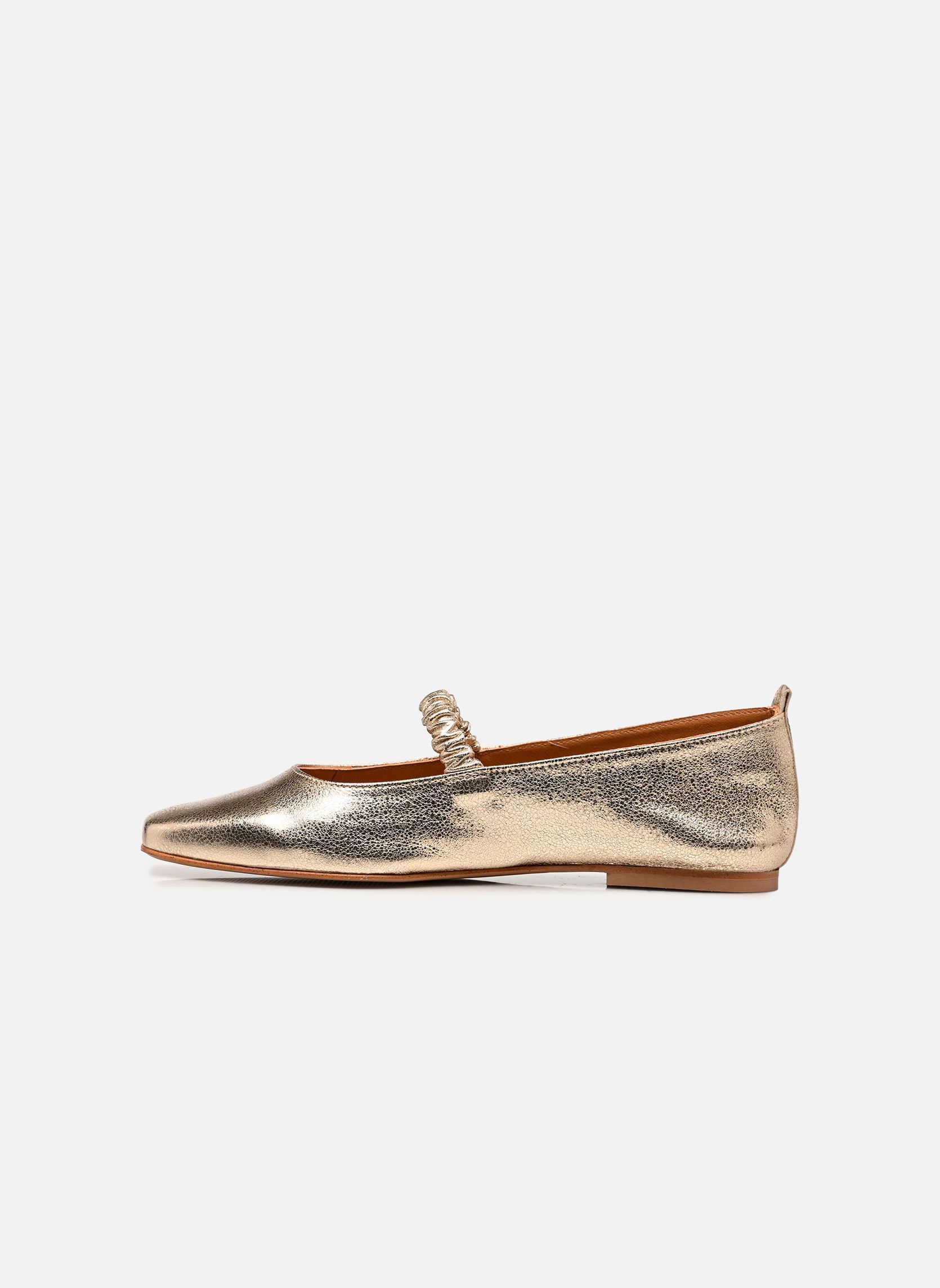 Klassische Ballerinas SERRA damen gold und bronze Odaje Klassische Ballerinas SERRA damen gold und bronze CUIR DORÉ