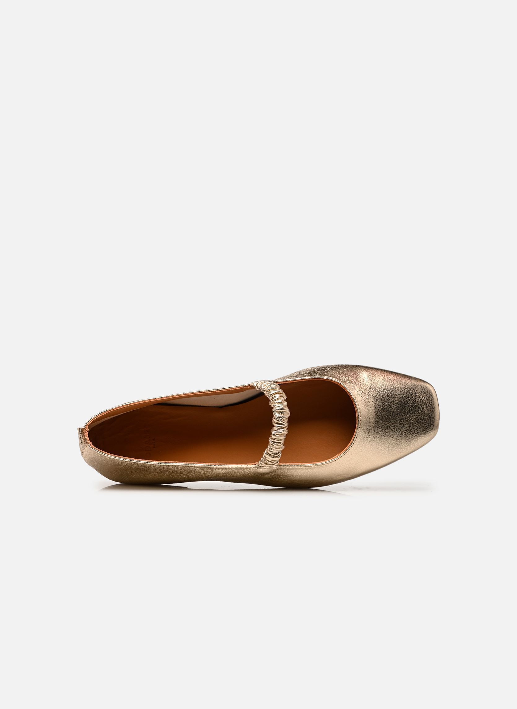 Klassische Ballerinas SERRA damen gold und bronze Odaje Klassische Ballerinas SERRA damen gold und bronze CUIR DORÉ