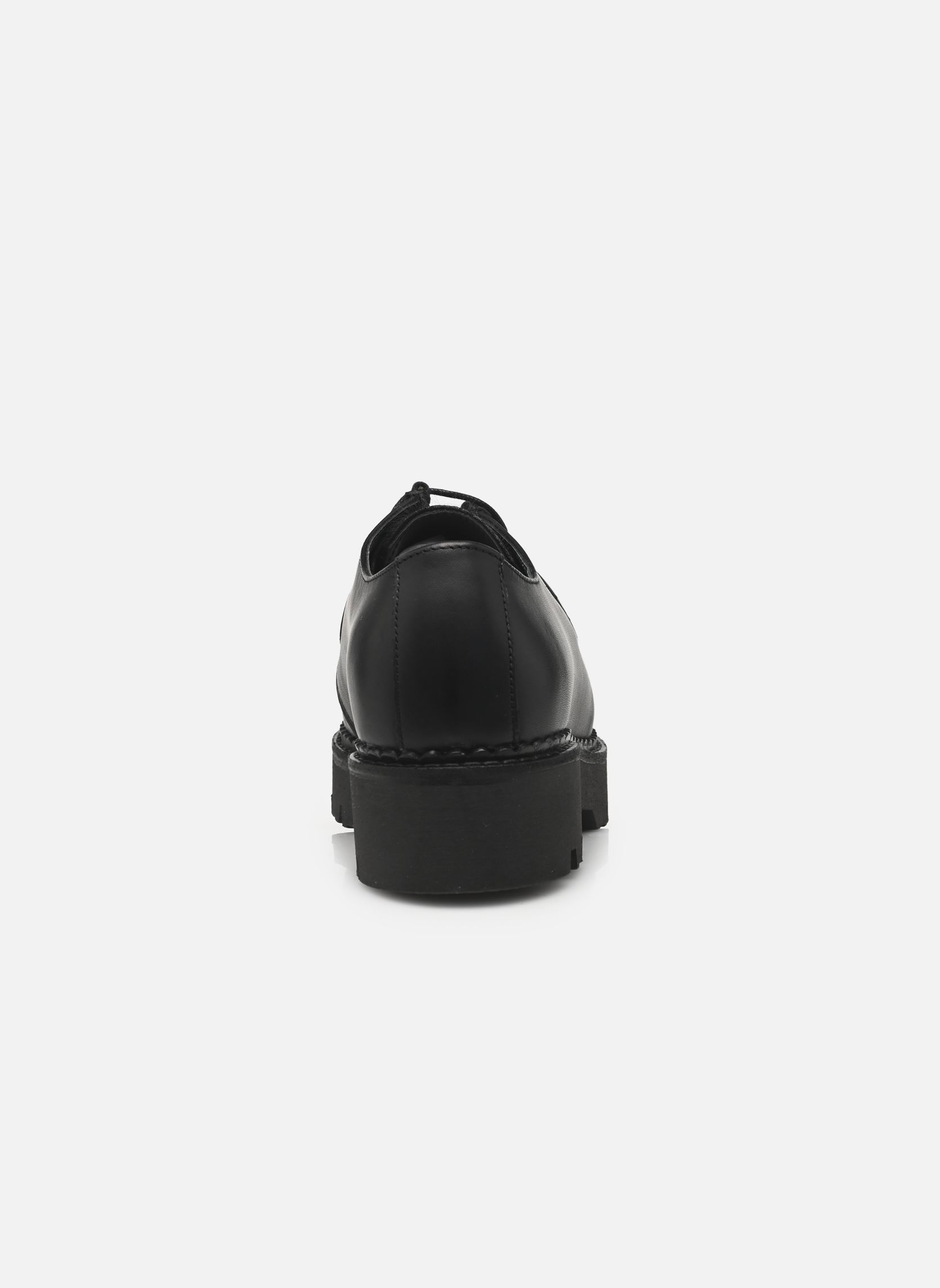 Derbys DEBORAH damen schwarz Odaje Derbys DEBORAH damen schwarz CUIR NOIR ET PONY NOIR