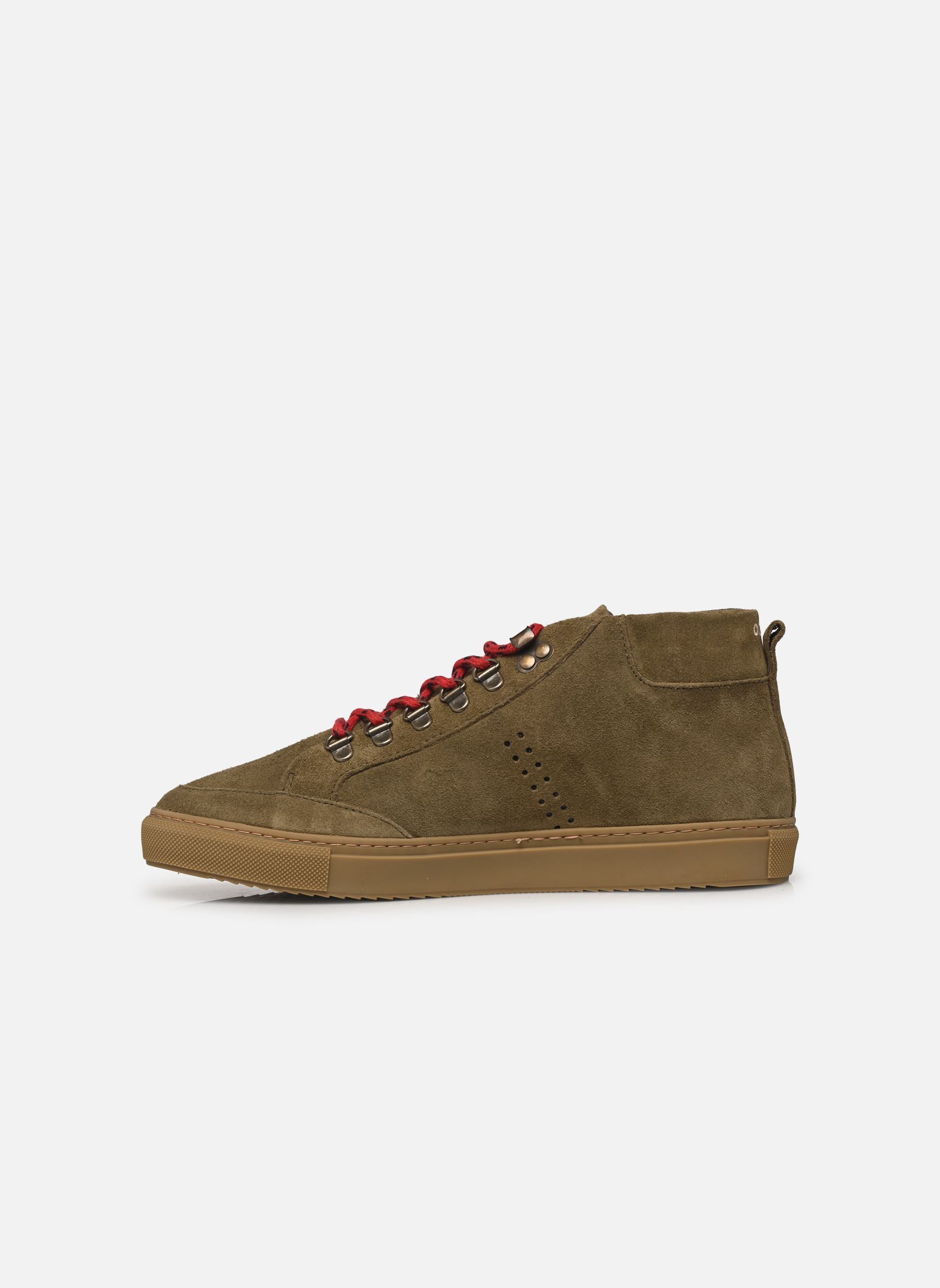 Baskets montantes CHRISTIAN homme vert Odaje Baskets montantes CHRISTIAN homme vert KAKI