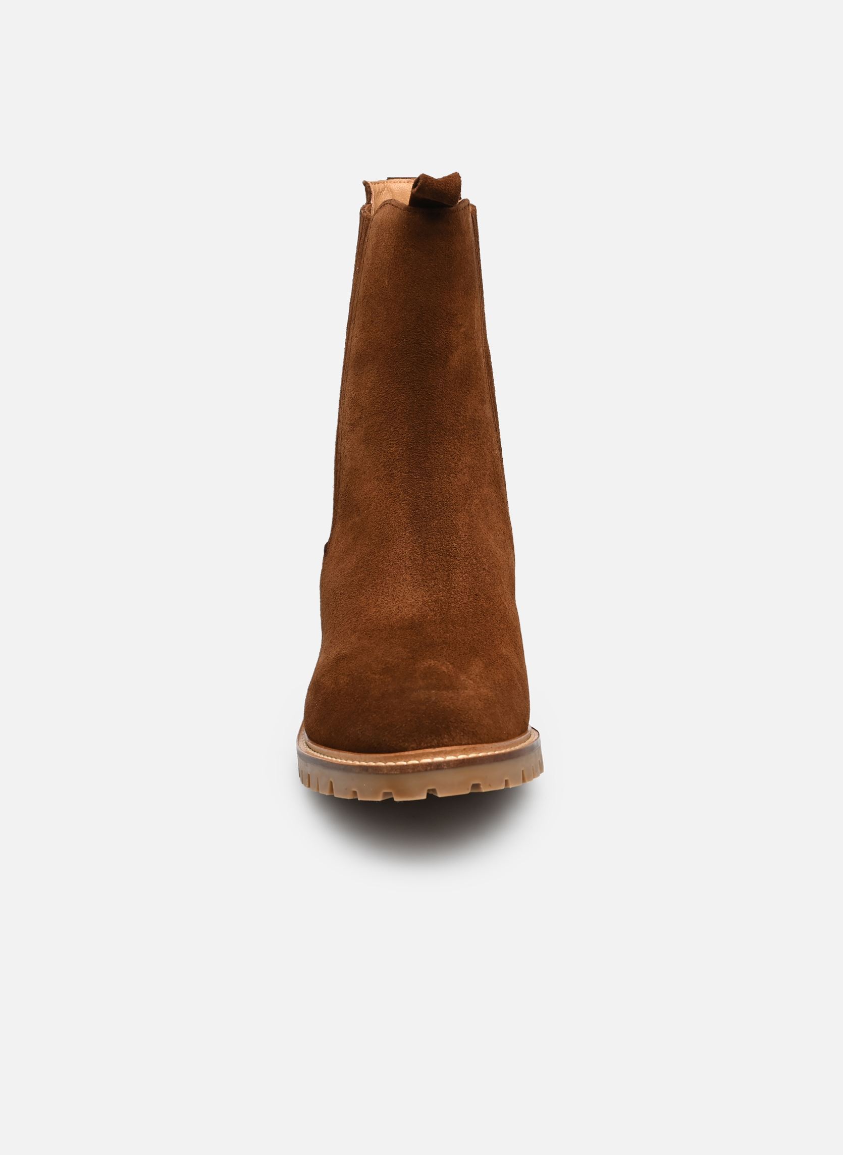 Bottines et boots DORIANNE femme marron Odaje Bottines et boots DORIANNE femme marron SUÈDE MARRON