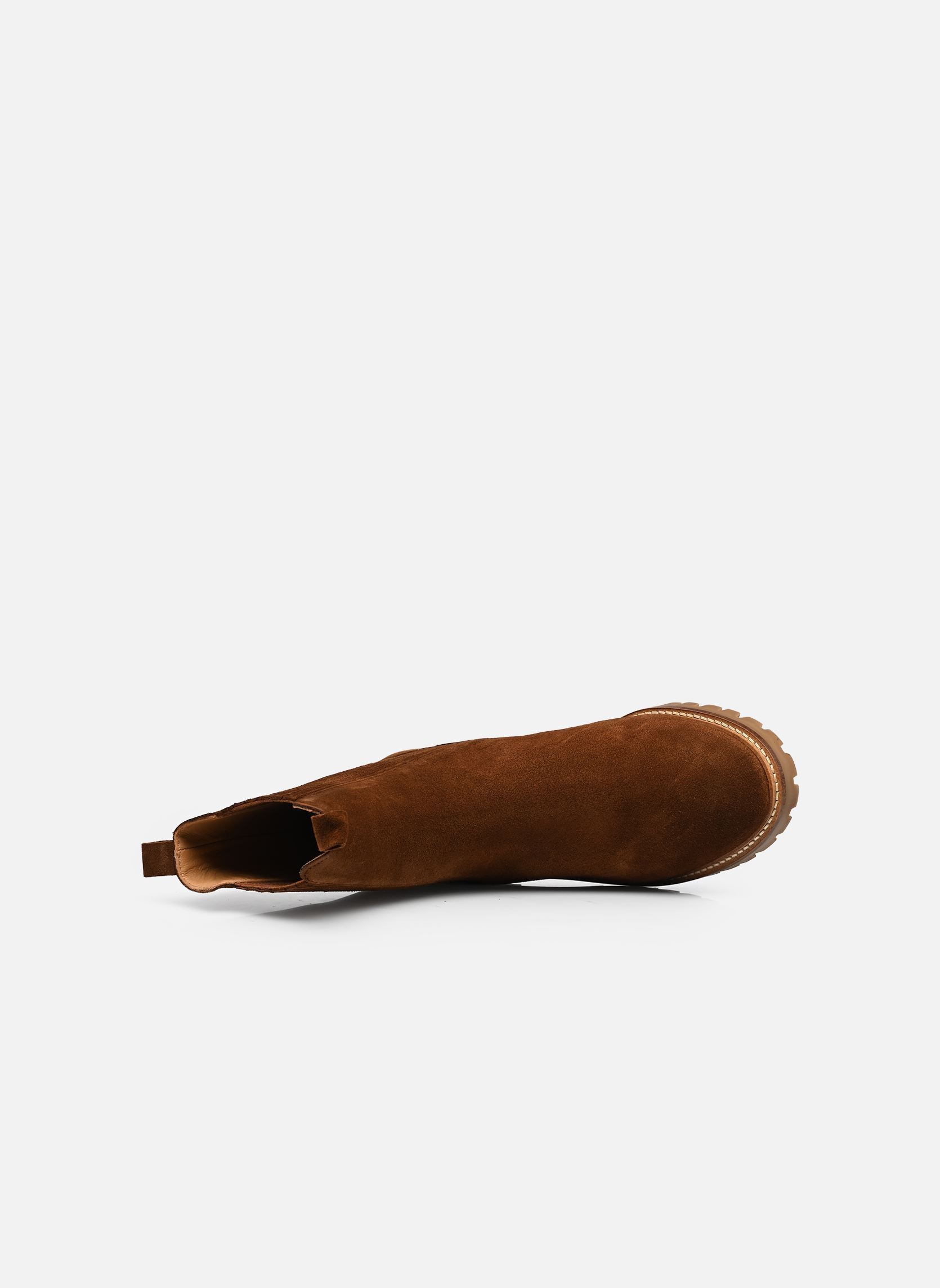 Bottines et boots DORIANNE femme marron Odaje Bottines et boots DORIANNE femme marron SUÈDE MARRON