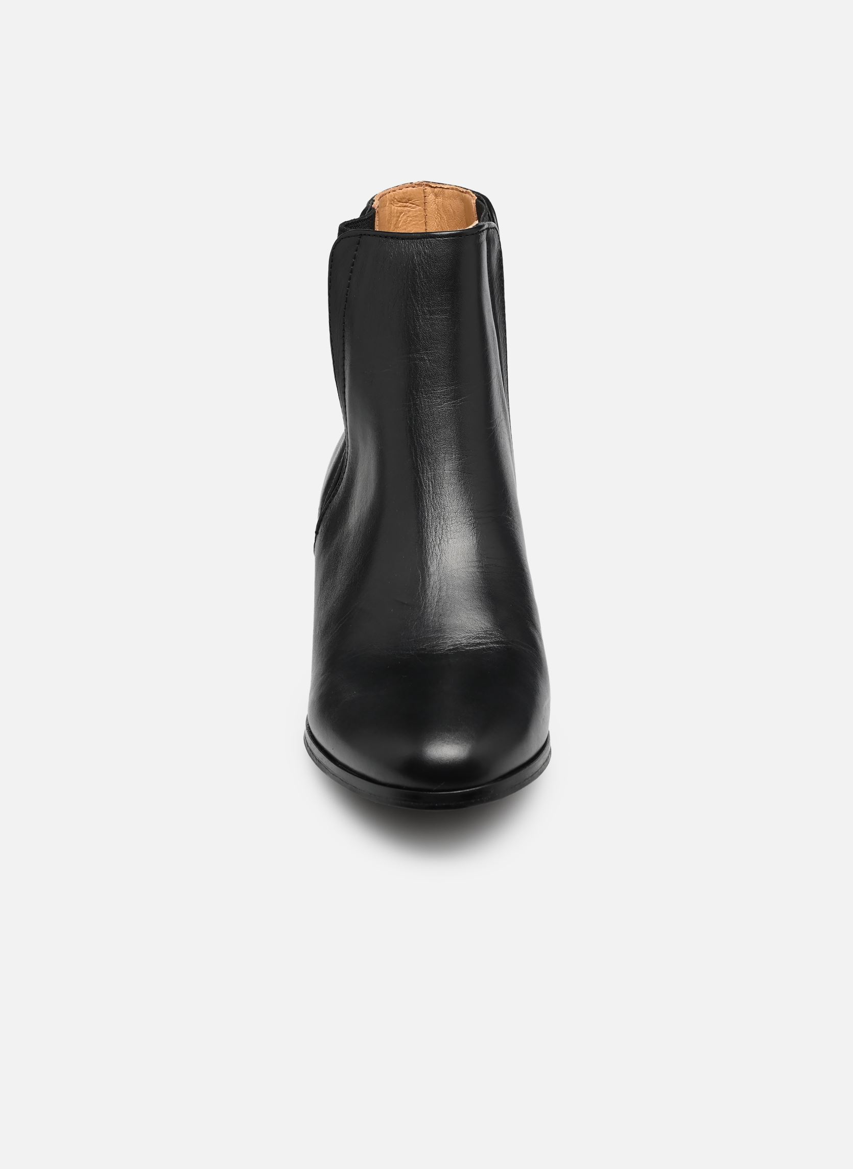 Bottines et boots JEANNE M femme noir Odaje Bottines et boots JEANNE M femme noir CUIR NOIR