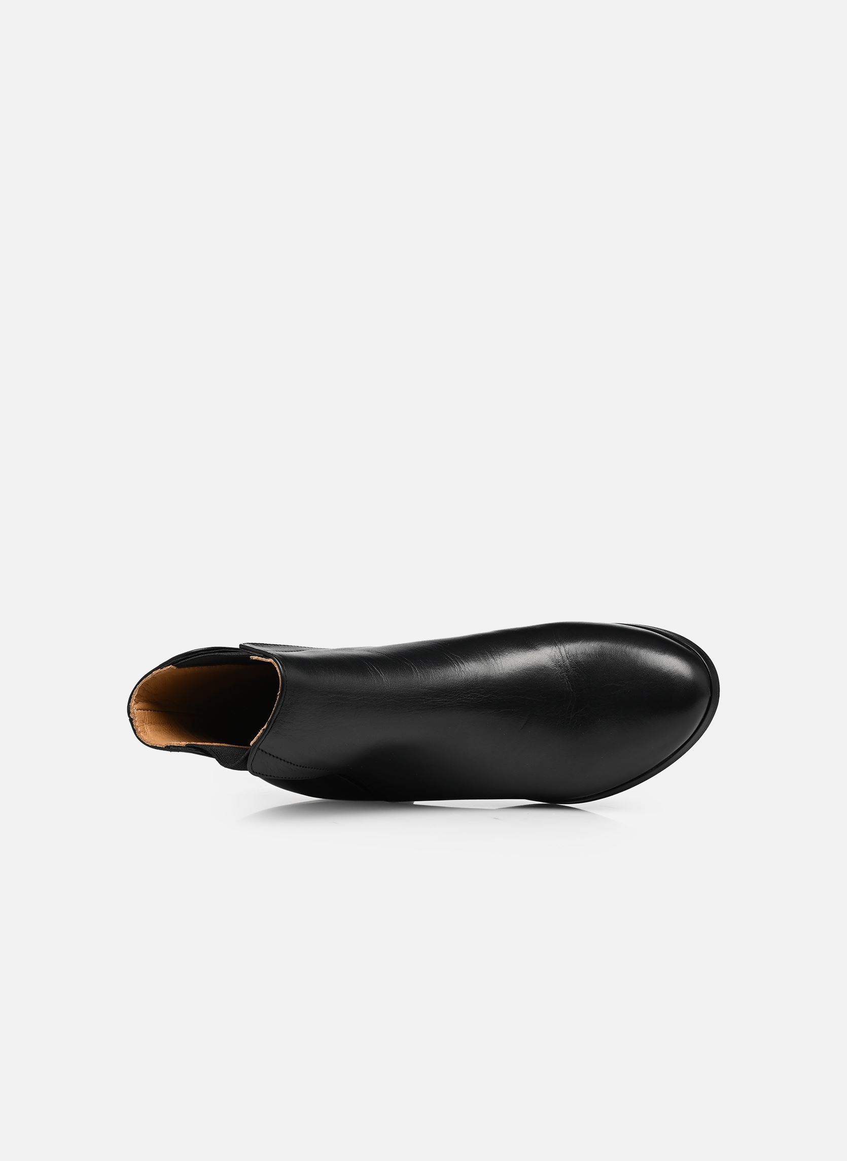 Bottines et boots JEANNE M femme noir Odaje Bottines et boots JEANNE M femme noir CUIR NOIR