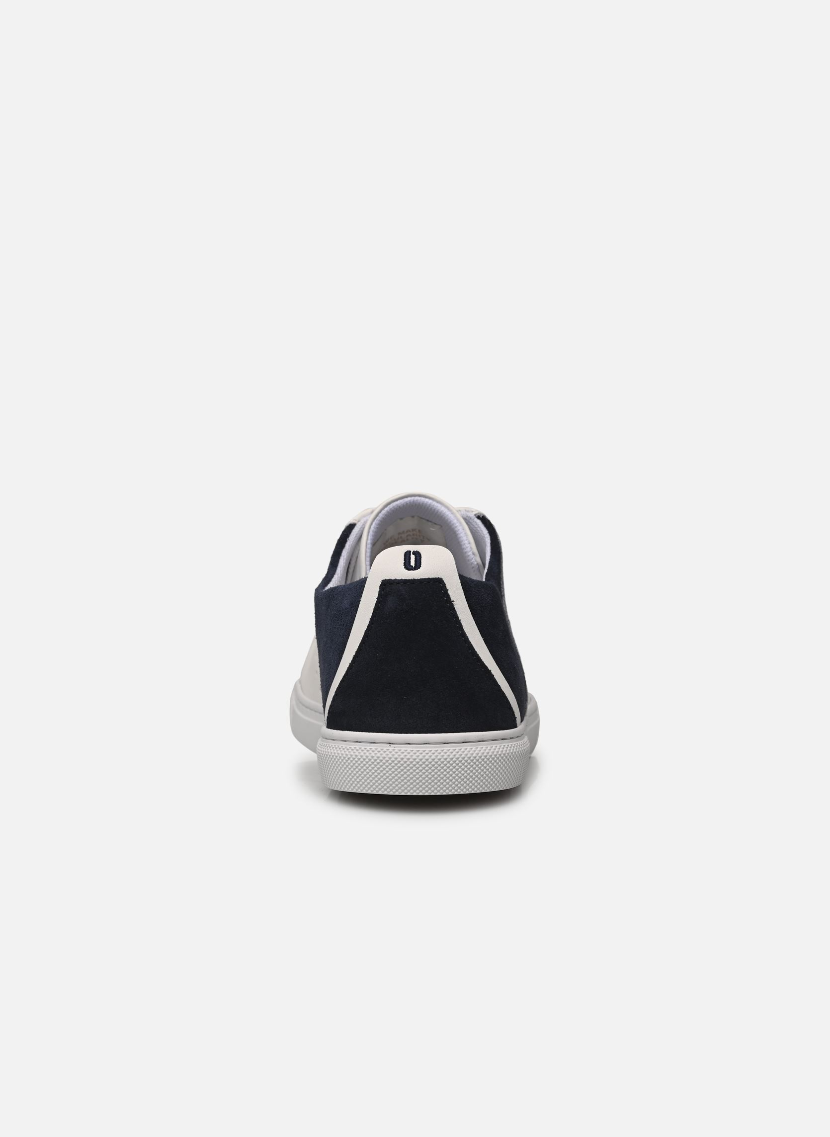 Zapatillas bajas RENÉ hombre blanco Odaje Zapatillas bajas RENÉ hombre blanco BLANC ET MARINE