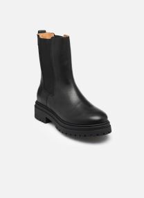 Enkellaarzen en boots AMÉLIE dames zwart Odaje Enkellaarzen en boots AMÉLIE dames zwart CUIR NOIR