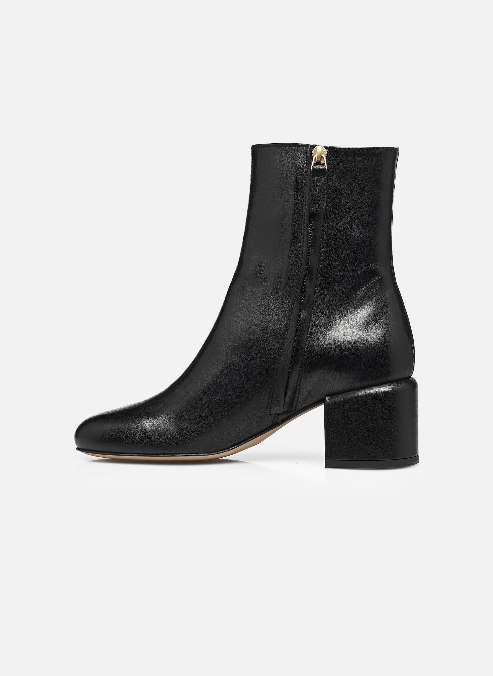 Enkellaarzen en boots TASMIN dames zwart Odaje Enkellaarzen en boots TASMIN dames zwart CUIR NOIR