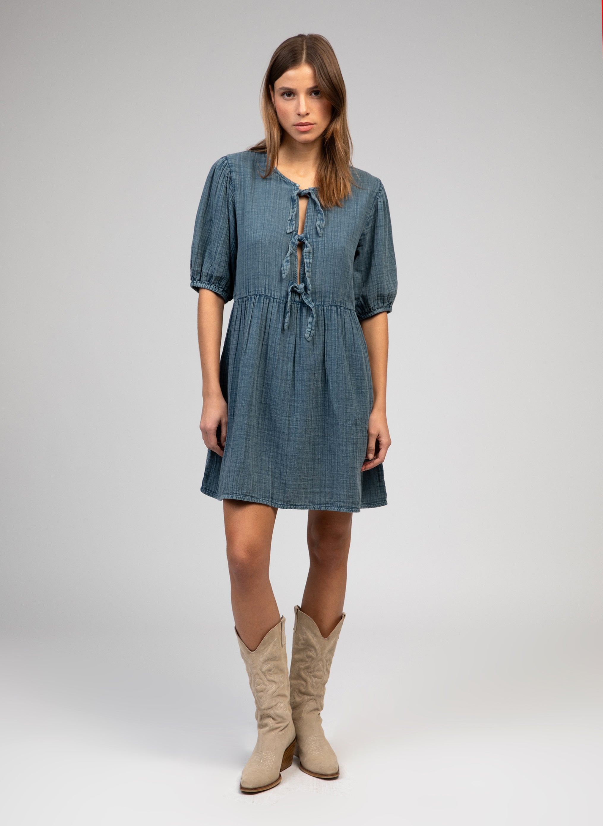 Robe Courte / Haut Long Fat Face - Gris Foncé, Taille 16 - Occasion En Très Bon état