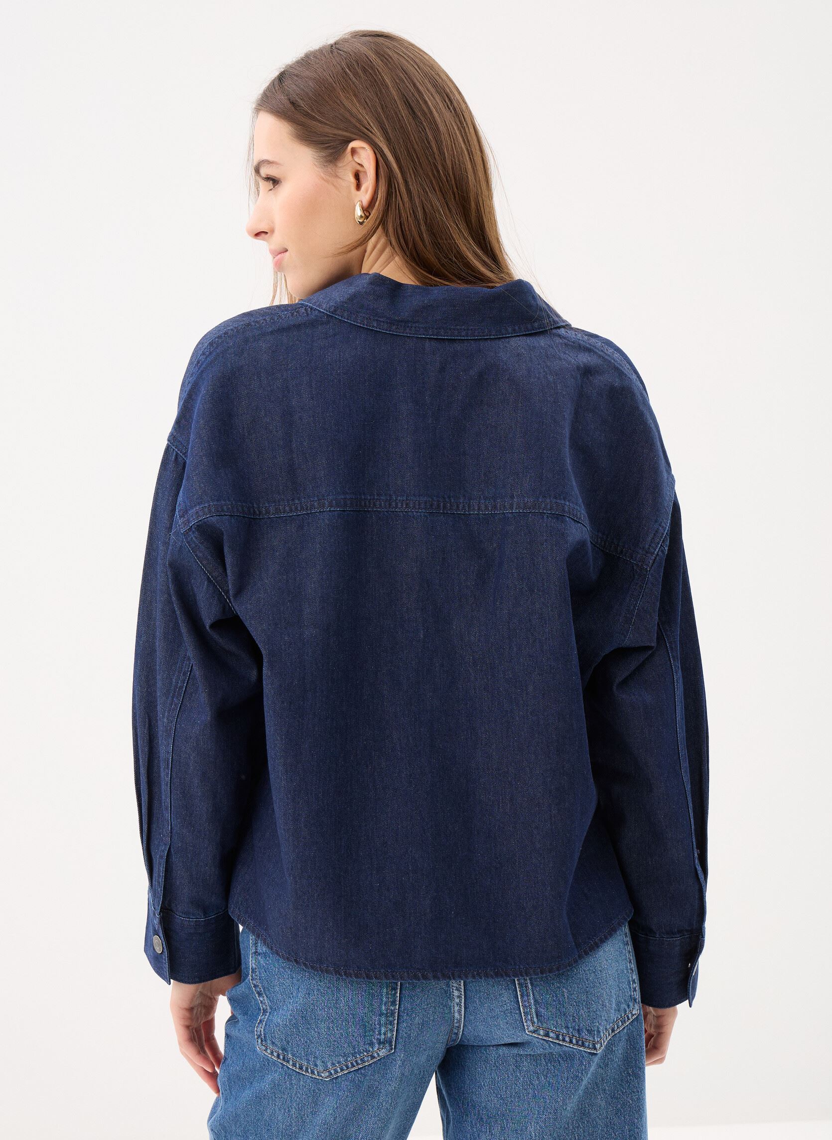 Blouses met lange mouwen CHEVAREUSE-DENIM dames blauw Georgia Rose Blouses met lange mouwen CHEVAREUSE-DENIM dames blauw DENIM STONE