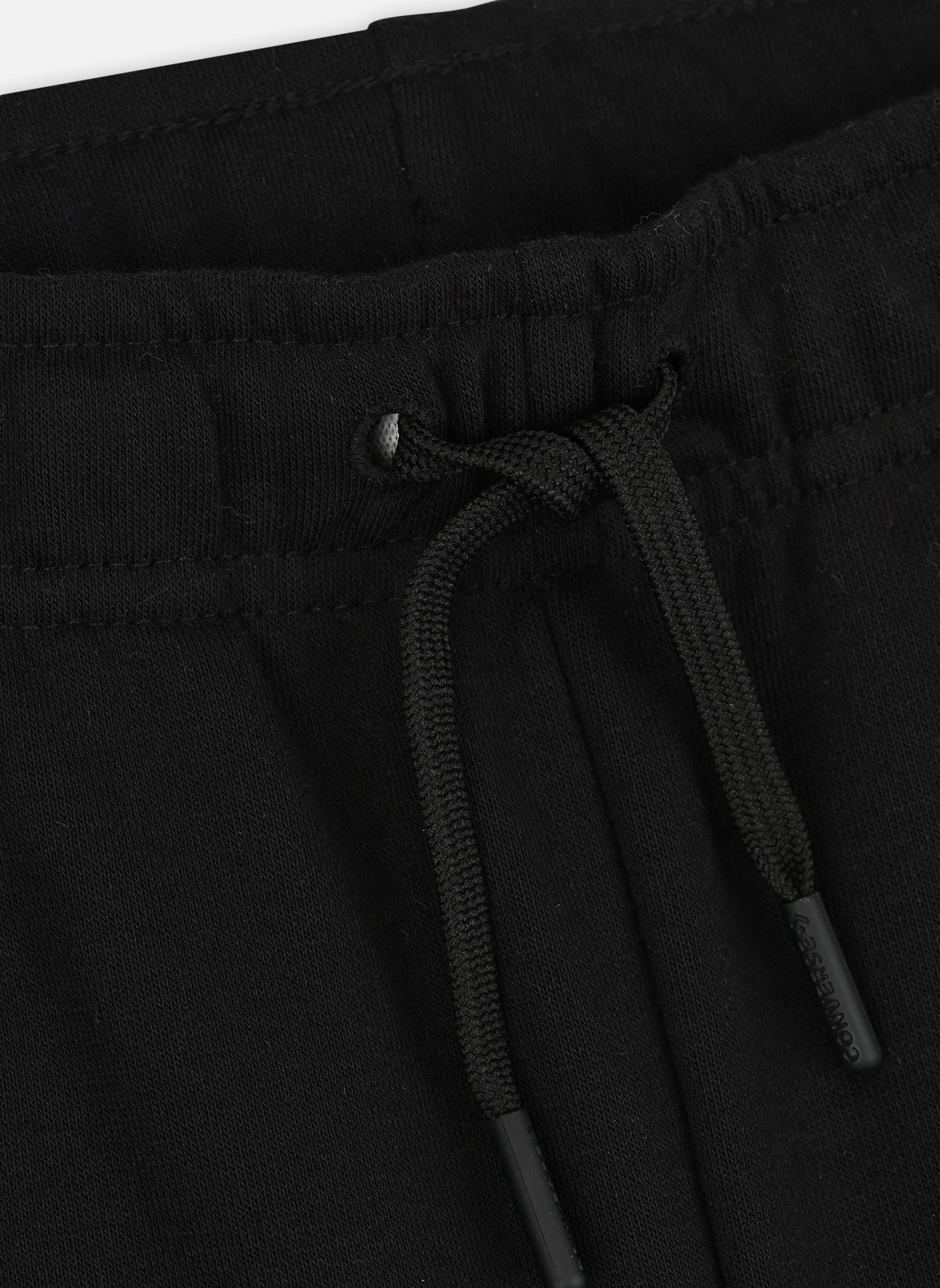 Joggings Cnvg Wider Leg Pant W/ Front V fille noir Converse Apparel Joggings Cnvg Wider Leg Pant W/ Front V fille noir BLACK