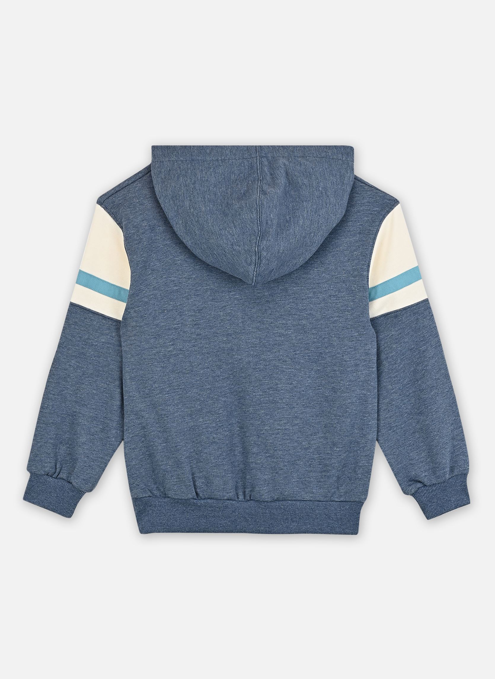 Sweats à capuche Cnvb Heritage Blocked Po Hoodi garçon bleu Converse Apparel Sweats à capuche Cnvb Heritage Blocked Po Hoodi garçon bleu SLACKER BLUE HEATHER
