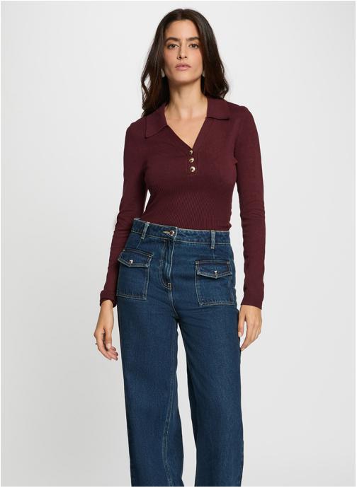 Morgan Pulls 252-MBANOU femme violet