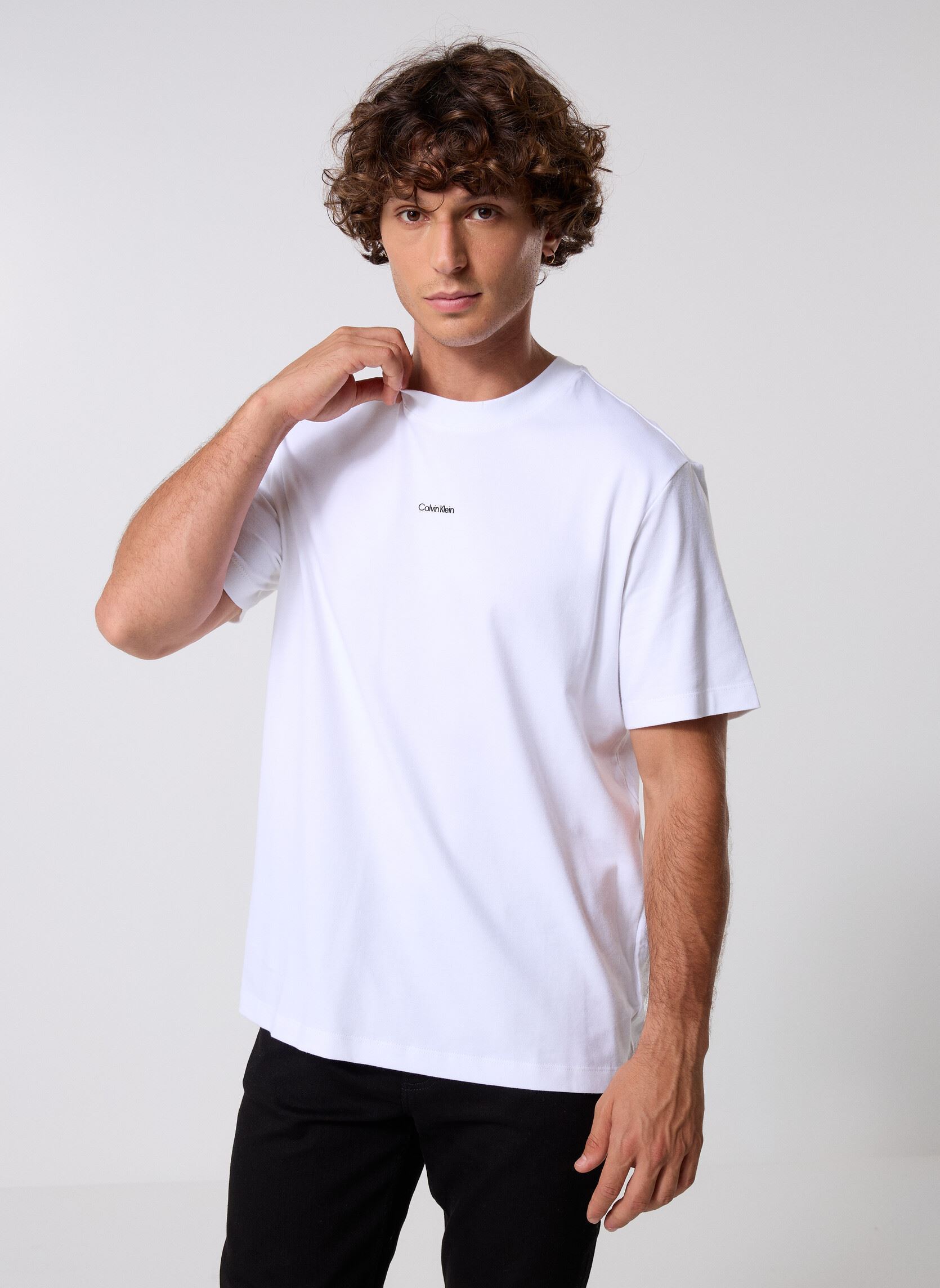 Vêtements Calvin Klein Ss Stretch Pique Nano Easy Tee pour