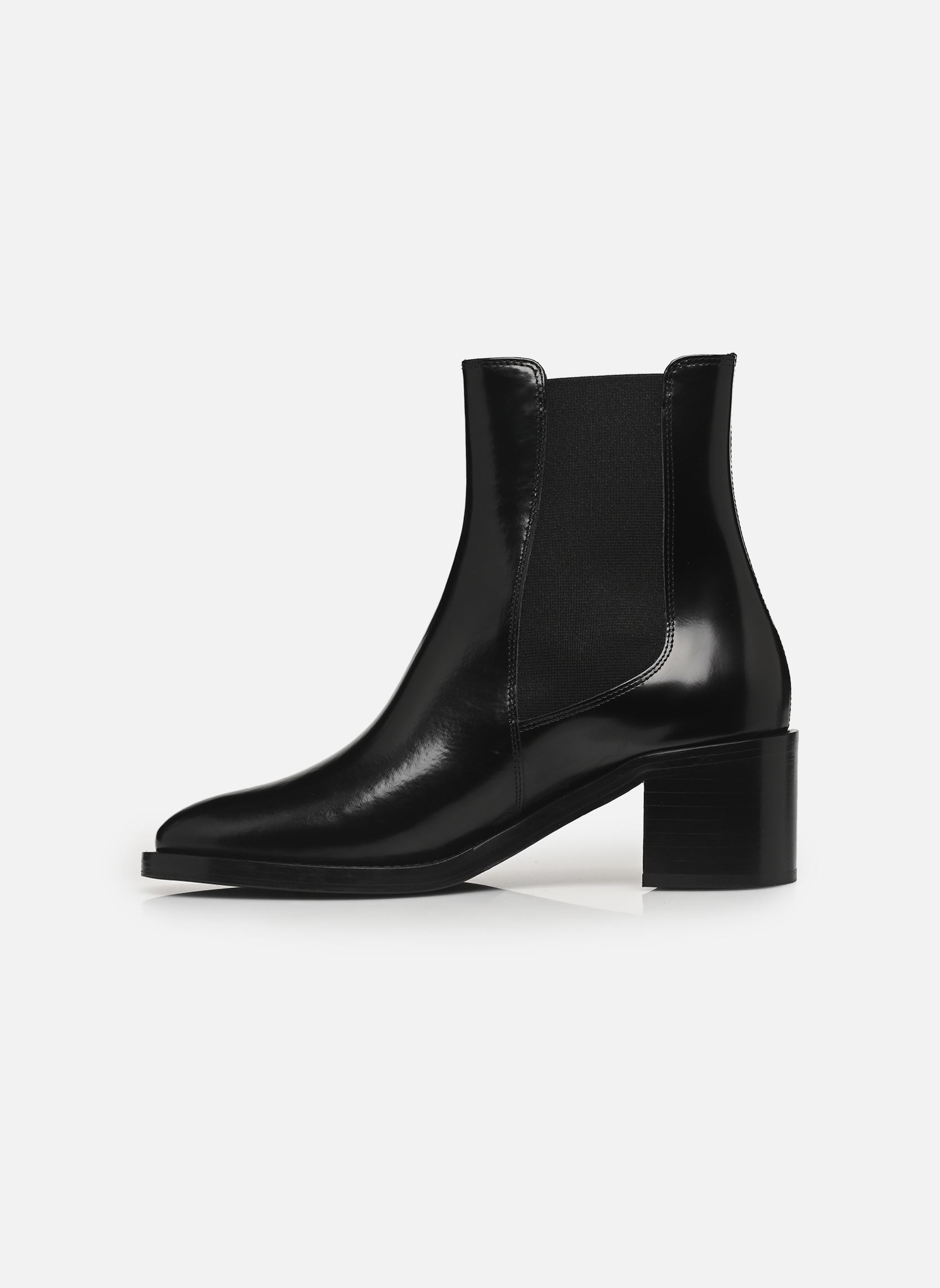 Bottines et boots Bottines n°289 - Cuir glacé - Noir femme noir Rivecour Bottines et boots Bottines n°289 - Cuir glacé - Noir femme noir NOIR