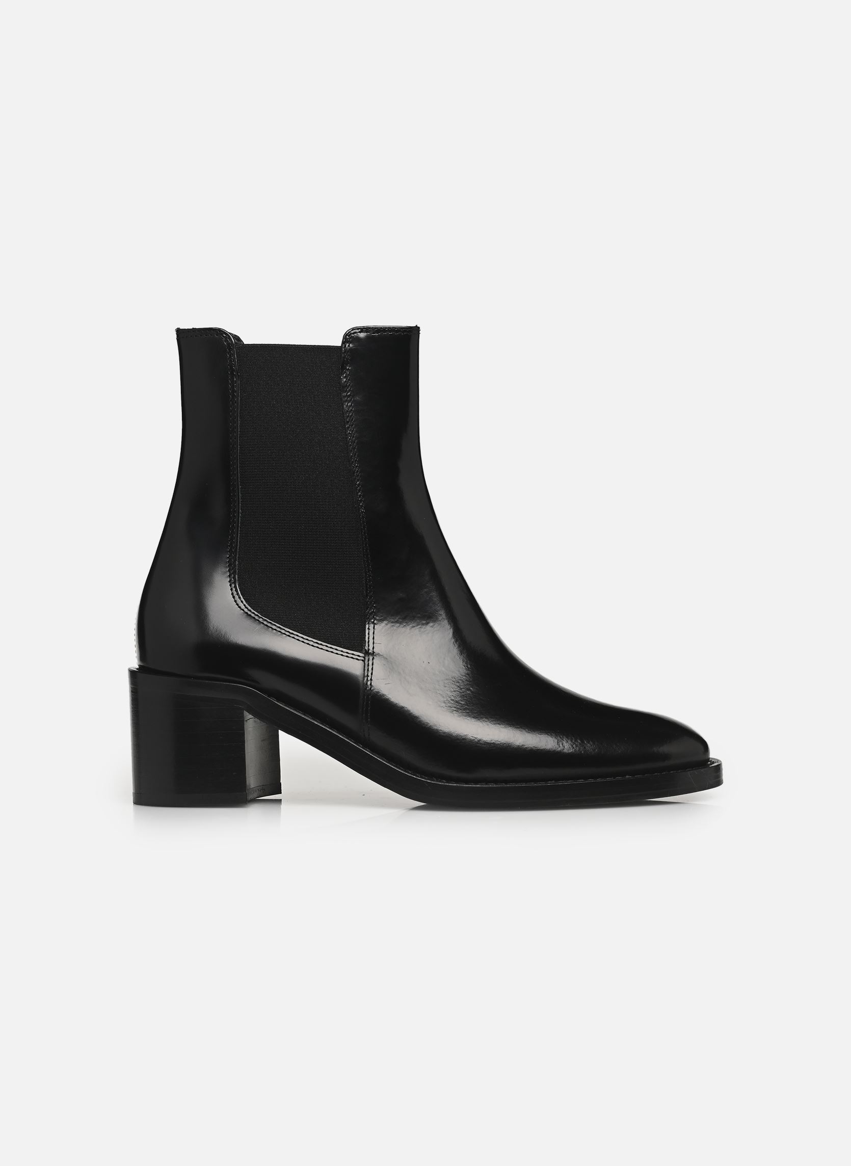 Bottines et boots Bottines n°289 - Cuir glacé - Noir femme noir Rivecour Bottines et boots Bottines n°289 - Cuir glacé - Noir femme noir NOIR