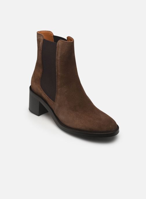 Rivecour Enkellaarzen en boots Bottines n°289 - Suède - Marron dames bruin