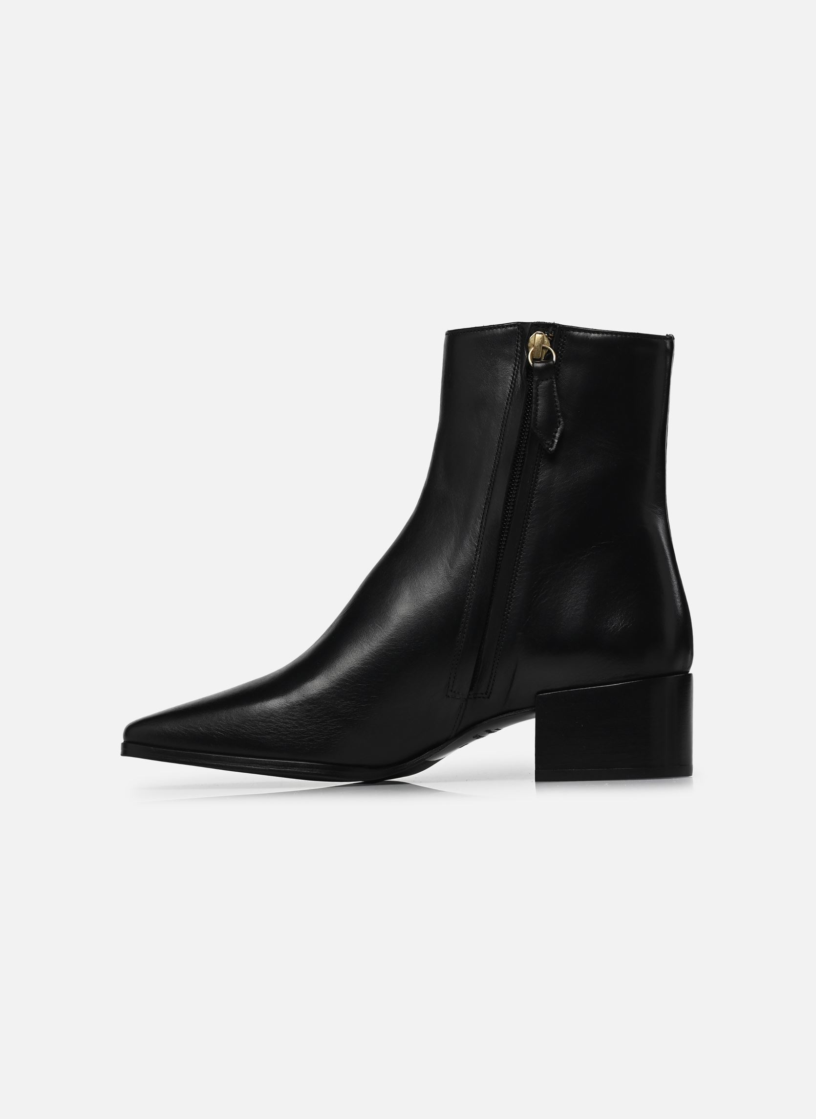 Stiefeletten und Stiefel Bottines n°406 - Cuir - Noir damen schwarz Rivecour Stiefeletten und Stiefel Bottines n°406 - Cuir - Noir damen schwarz NOIR