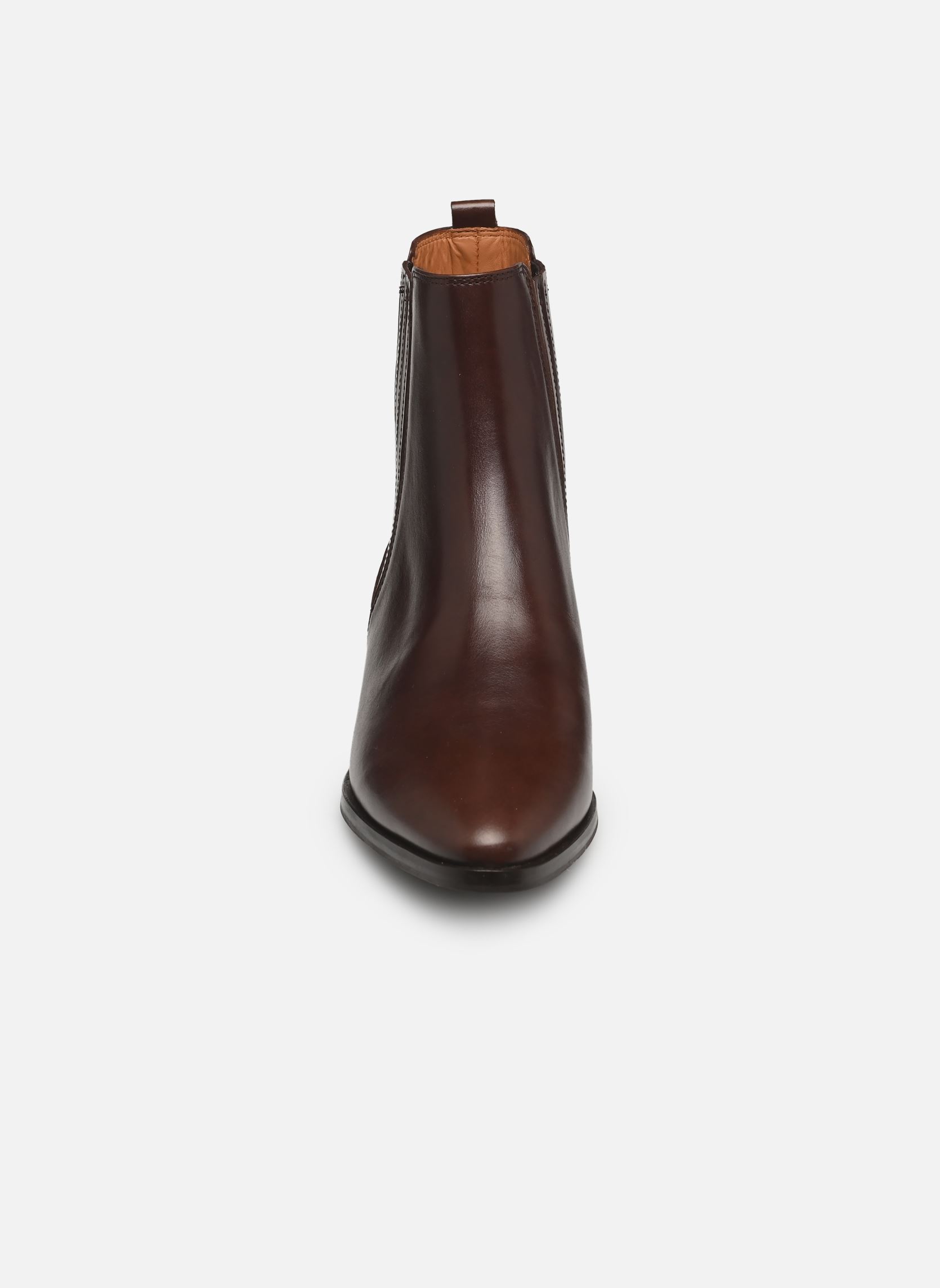 Stiefeletten und Stiefel Bottines n°408 - Cuir - Ebène damen braun Rivecour Stiefeletten und Stiefel Bottines n°408 - Cuir - Ebène damen braun EBÈNE