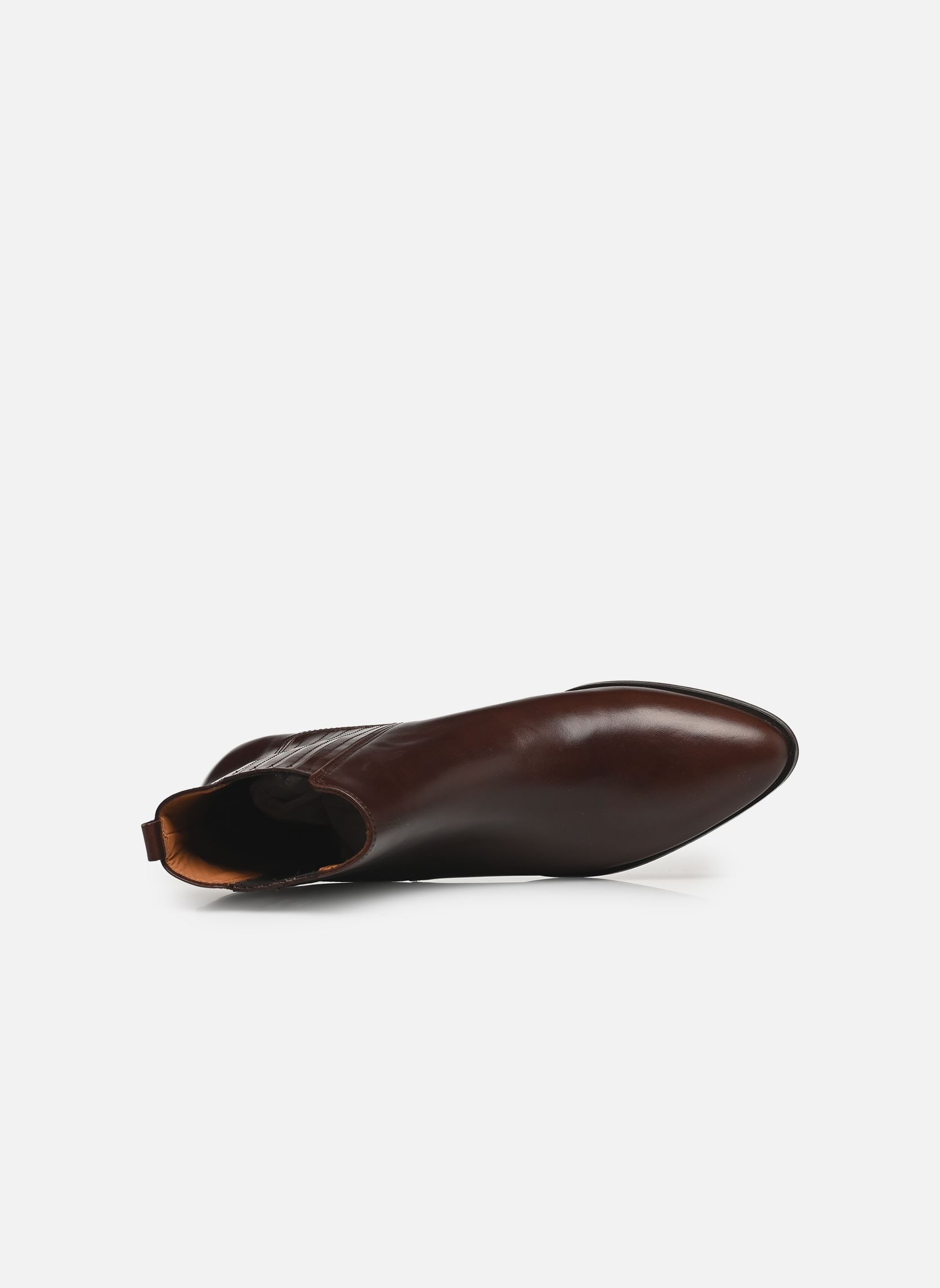 Stiefeletten und Stiefel Bottines n°408 - Cuir - Ebène damen braun Rivecour Stiefeletten und Stiefel Bottines n°408 - Cuir - Ebène damen braun EBÈNE