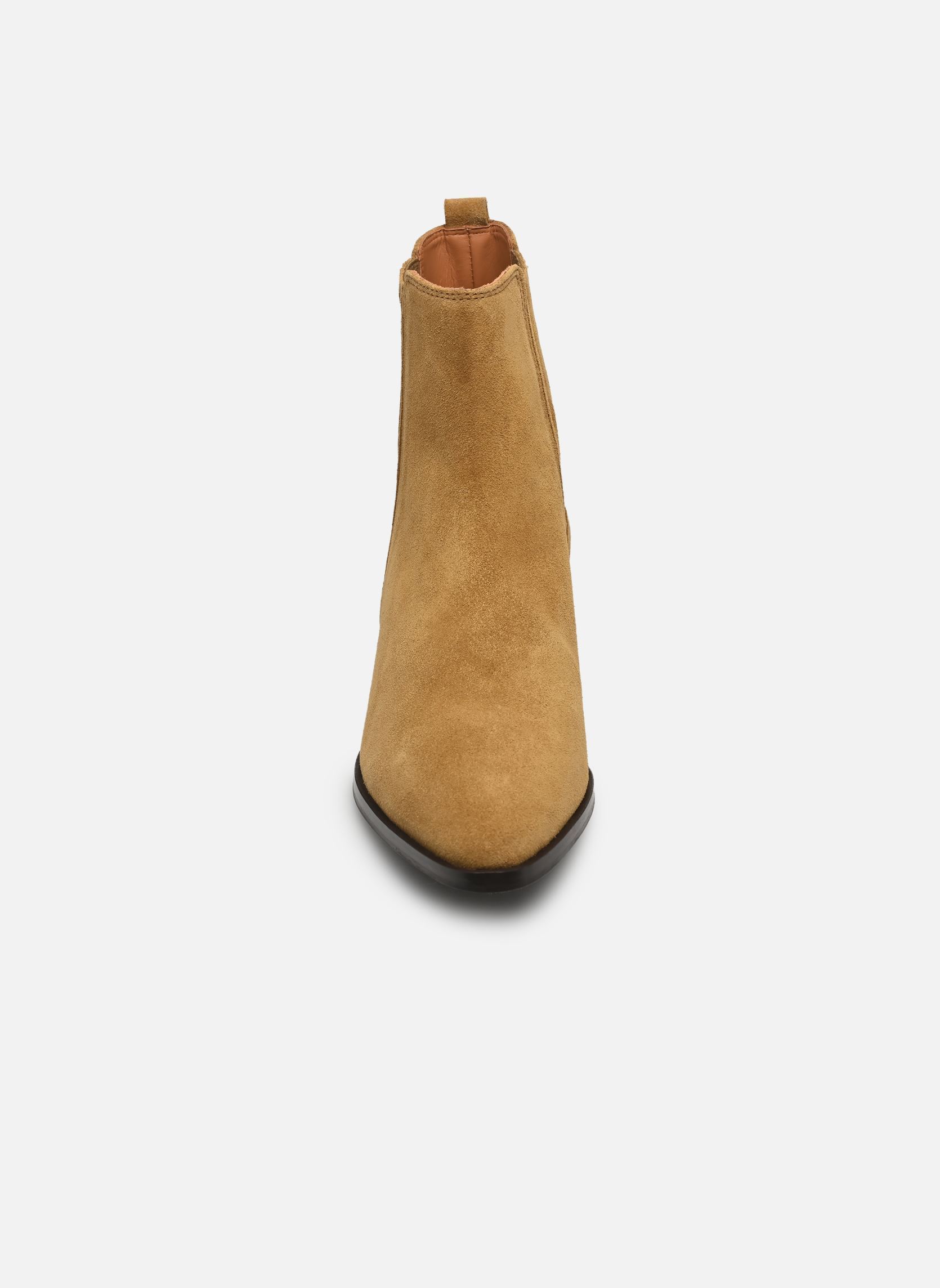 Stiefeletten und Stiefel Bottines n°408 - Suède - Ecorce damen braun Rivecour Stiefeletten und Stiefel Bottines n°408 - Suède - Ecorce damen braun ECORCE
