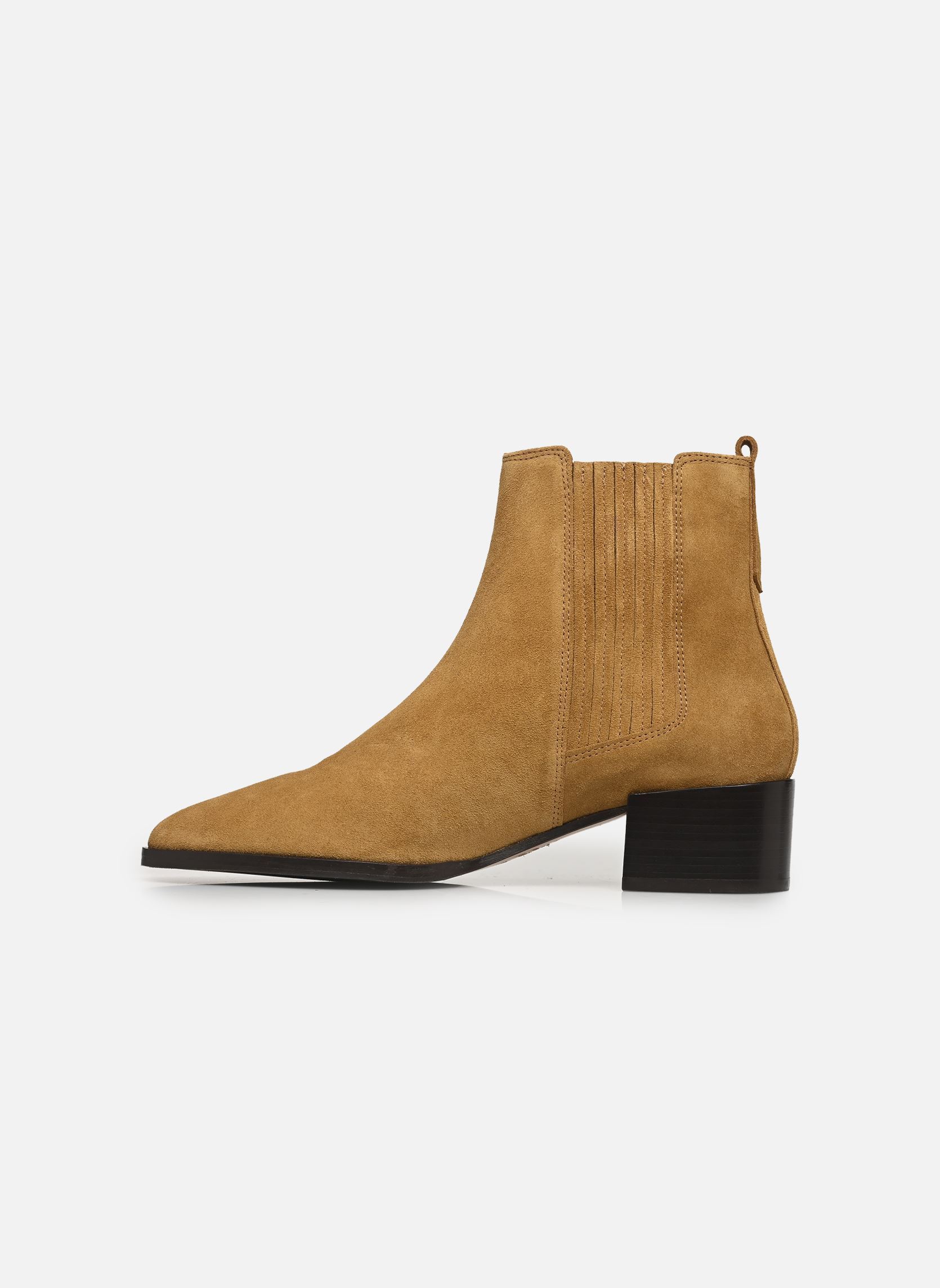 Stiefeletten und Stiefel Bottines n°408 - Suède - Ecorce damen braun Rivecour Stiefeletten und Stiefel Bottines n°408 - Suède - Ecorce damen braun ECORCE