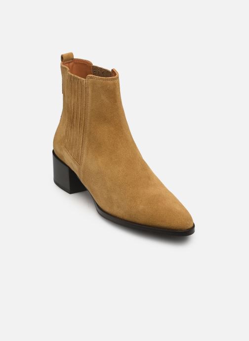Rivecour Enkellaarzen en boots Bottines n°408 - Suède - Ecorce dames bruin