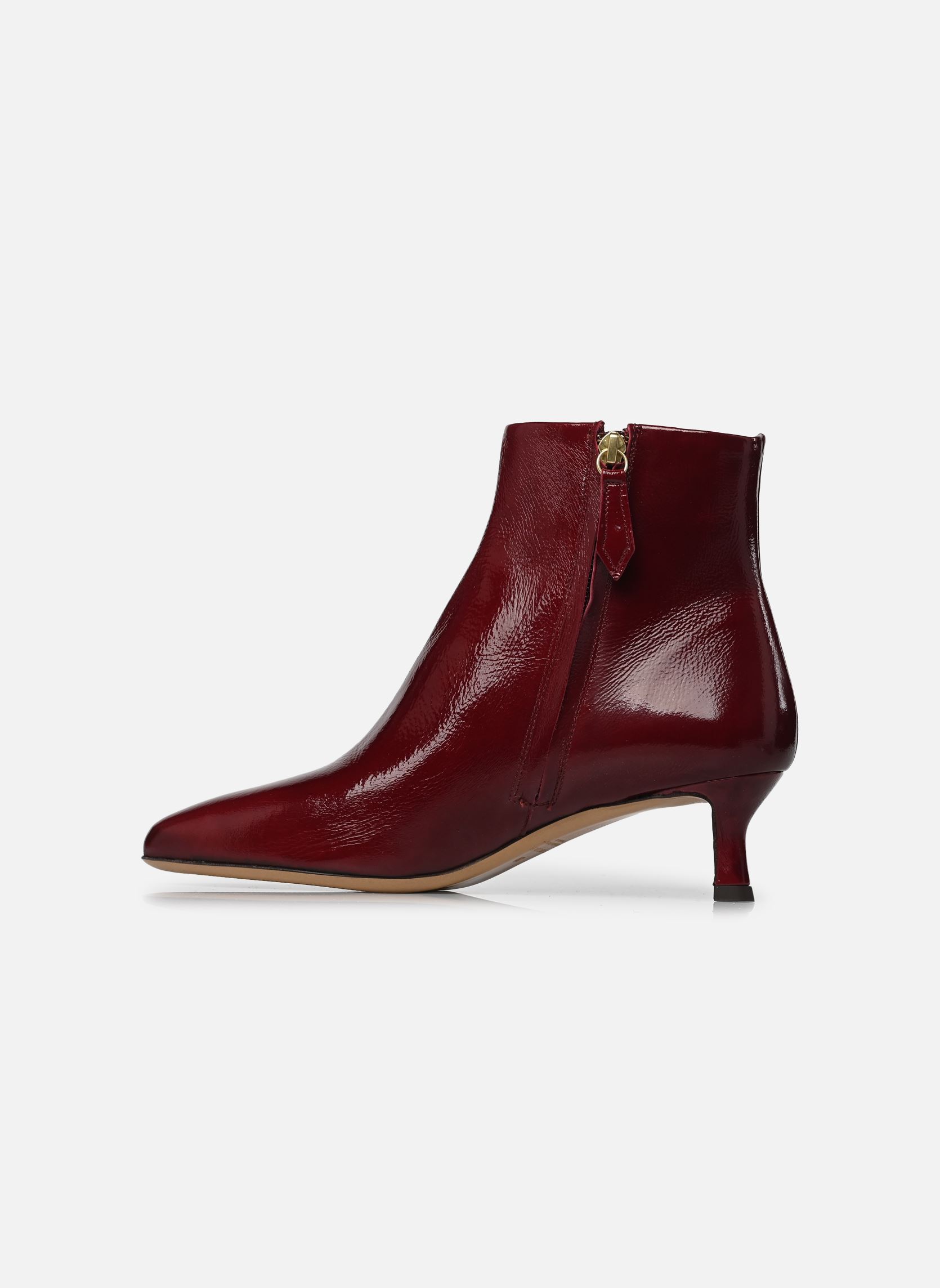 Bottines et boots Bottines n°421 - Cuir vernis - Bordeaux femme bordeaux Rivecour Bottines et boots Bottines n°421 - Cuir vernis - Bordeaux femme bordeaux BORDEAUX