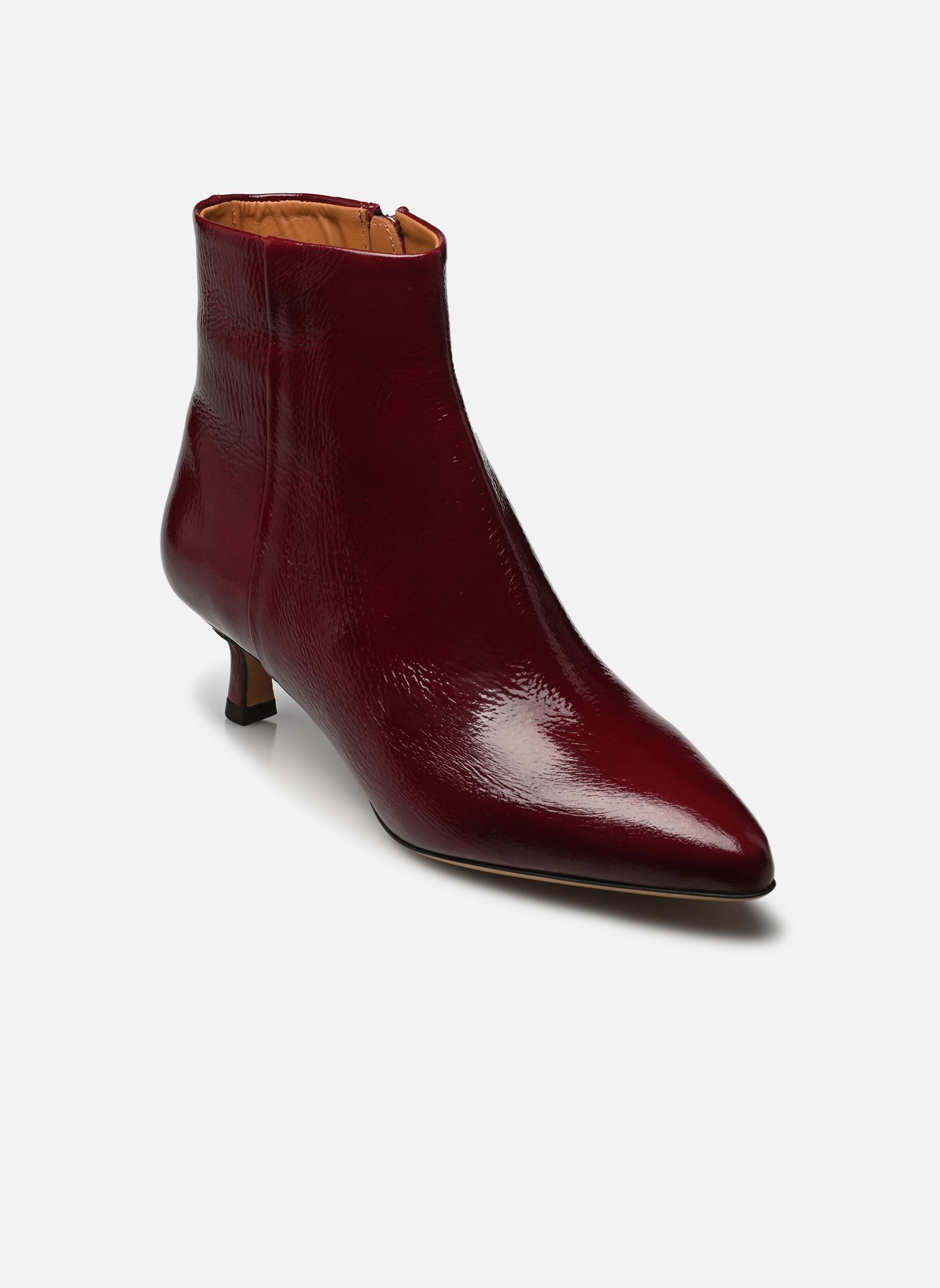 Bottines et boots Bottines n°421 - Cuir vernis - Bordeaux femme bordeaux Rivecour Bottines et boots Bottines n°421 - Cuir vernis - Bordeaux femme bordeaux BORDEAUX