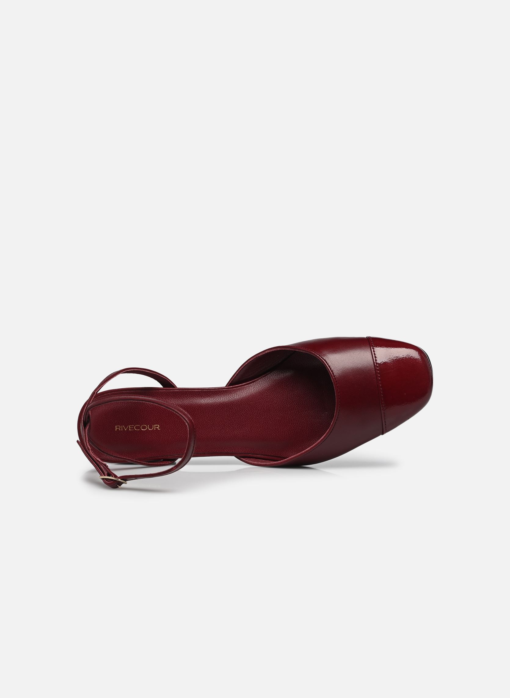 Escarpins à brides Babies n°429 - Cuir nappa / Cuir vernis femme bordeaux Rivecour Escarpins à brides Babies n°429 - Cuir nappa / Cuir vernis femme bordeaux BORDEAUX