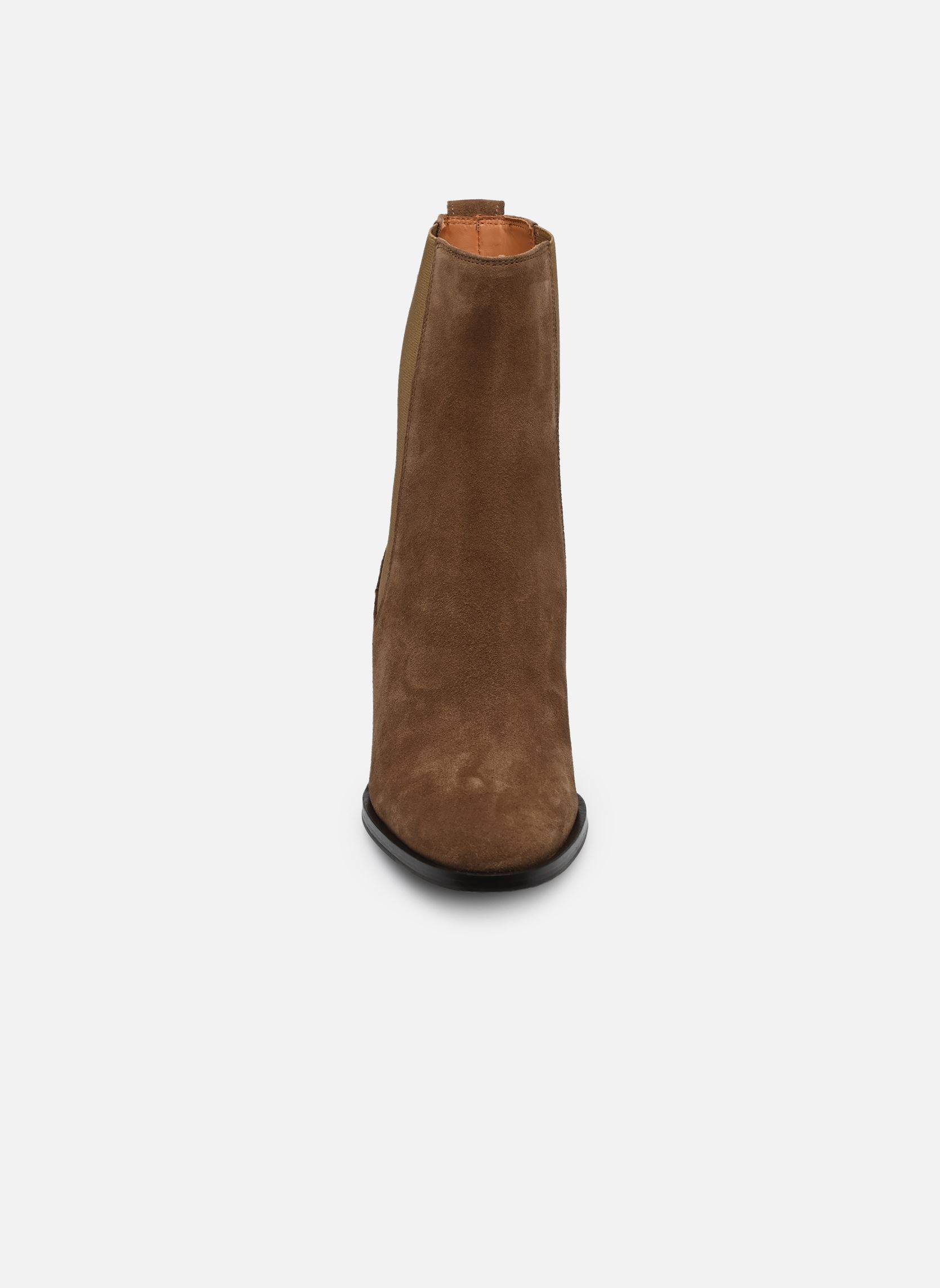 Enkellaarzen en boots Bottines n°663 - Suède - Mocha dames bruin Rivecour Enkellaarzen en boots Bottines n°663 - Suède - Mocha dames bruin MOCHA