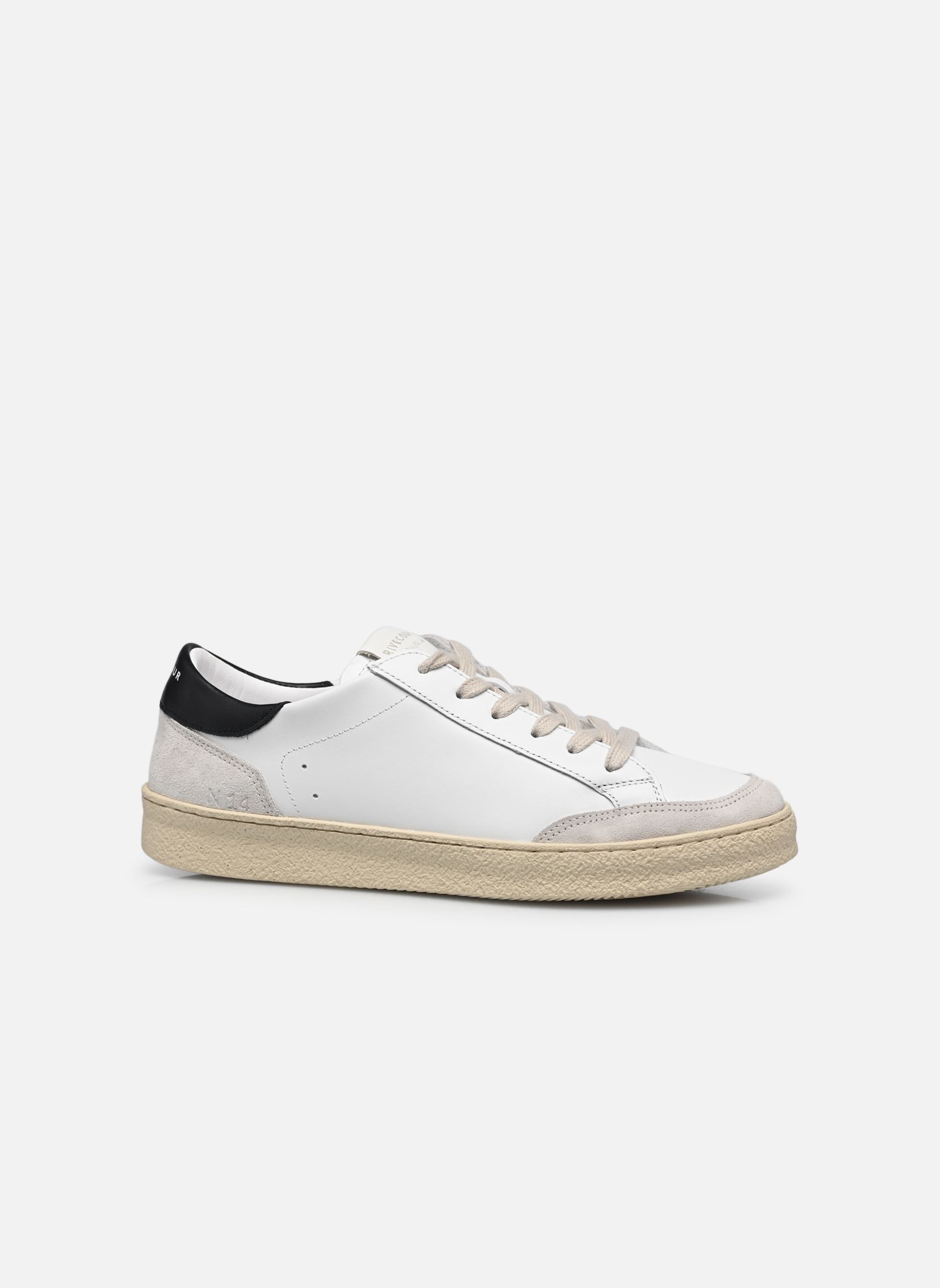 Baskets Baskets 14 - Cuir/Suède - Blanc/Noir femme blanc Rivecour Baskets Baskets 14 - Cuir/Suède - Blanc/Noir femme blanc BLANC/NOIR