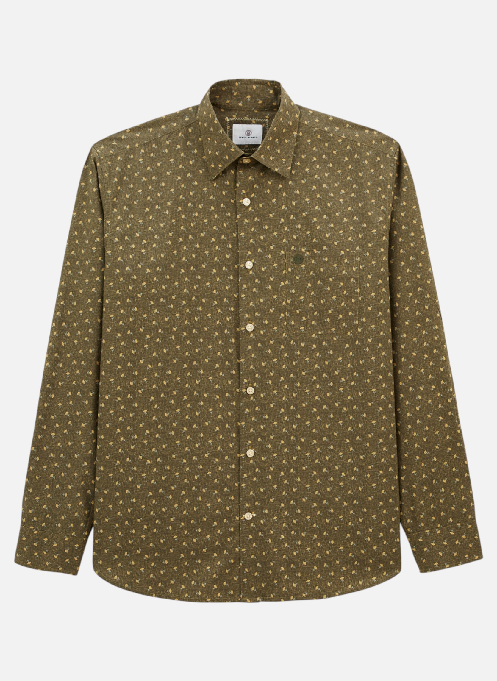 Chemises Charles homme vert Serge Blanco Chemises Charles homme vert Vert