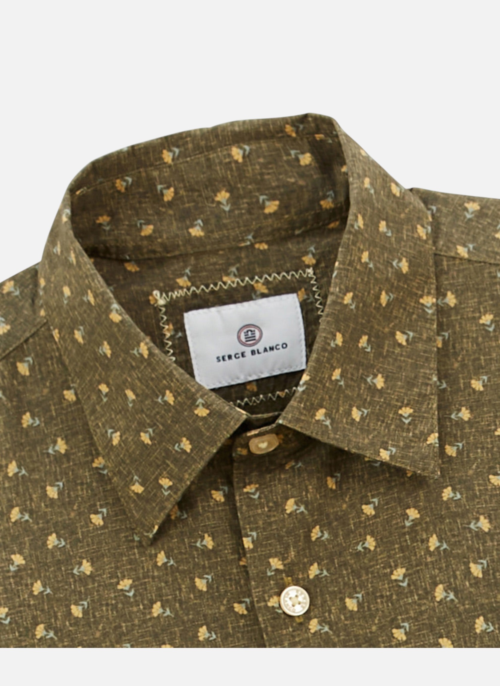 Chemises Charles homme vert Serge Blanco Chemises Charles homme vert Vert
