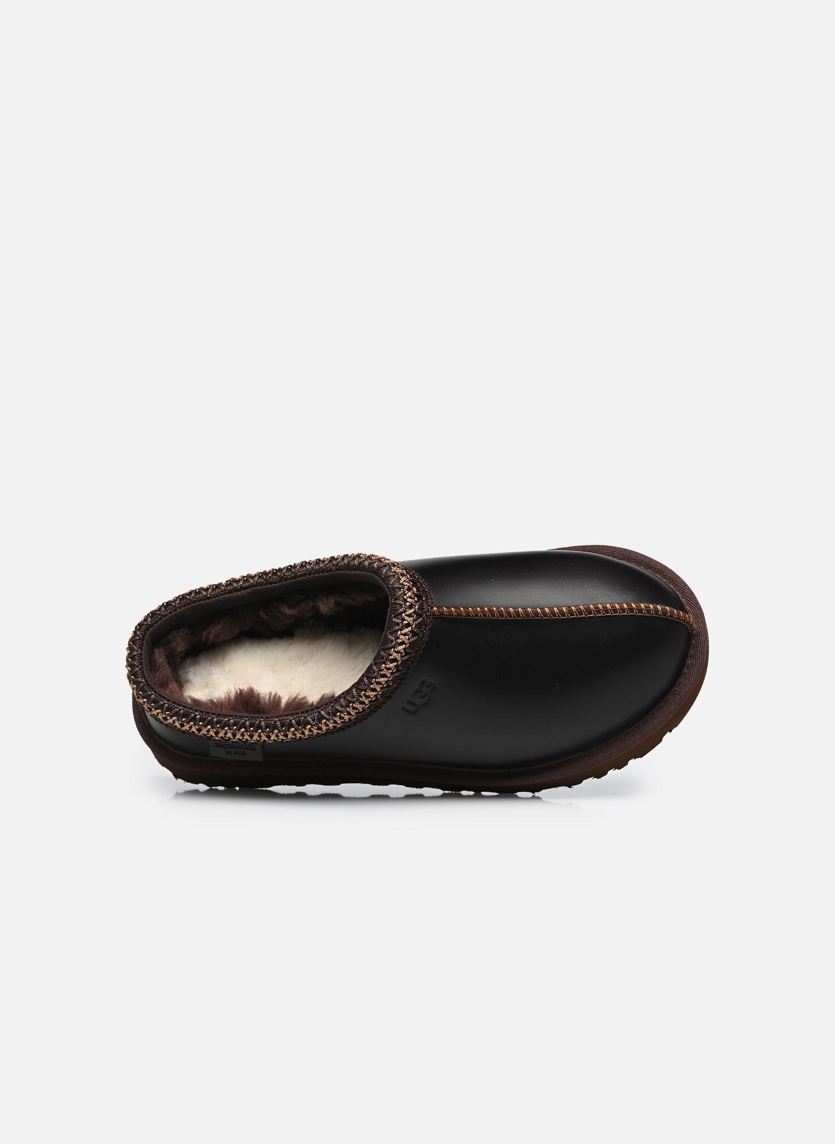 Pantoffels W Tasman LTHR Regen dames bruin UGG Pantoffels W Tasman LTHR Regen dames bruin IRONWOOD