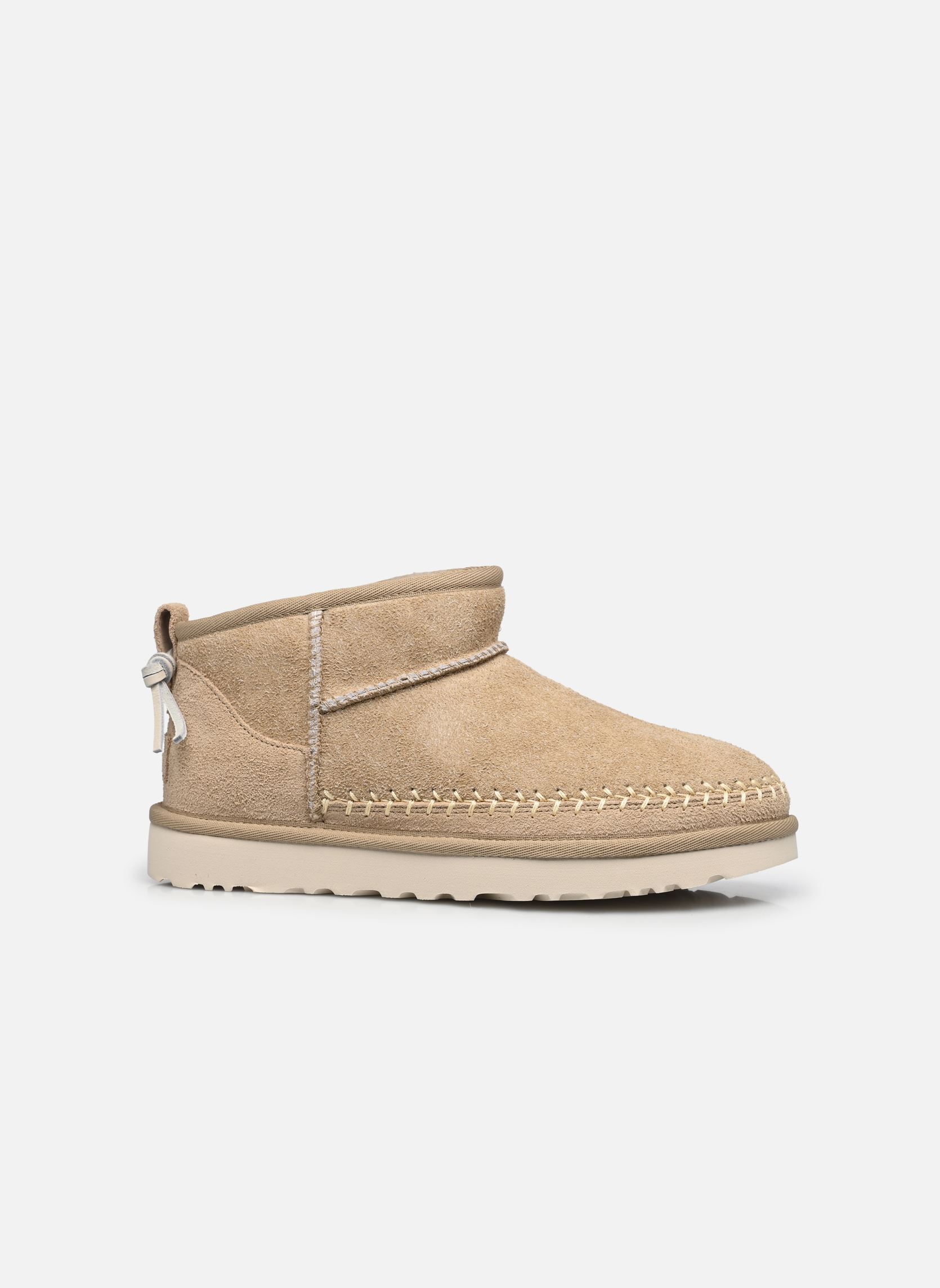 Bottines basses W Classic Ultra Mini Biarritz femme beige UGG Bottines basses W Classic Ultra Mini Biarritz femme beige MUSTARD SEED