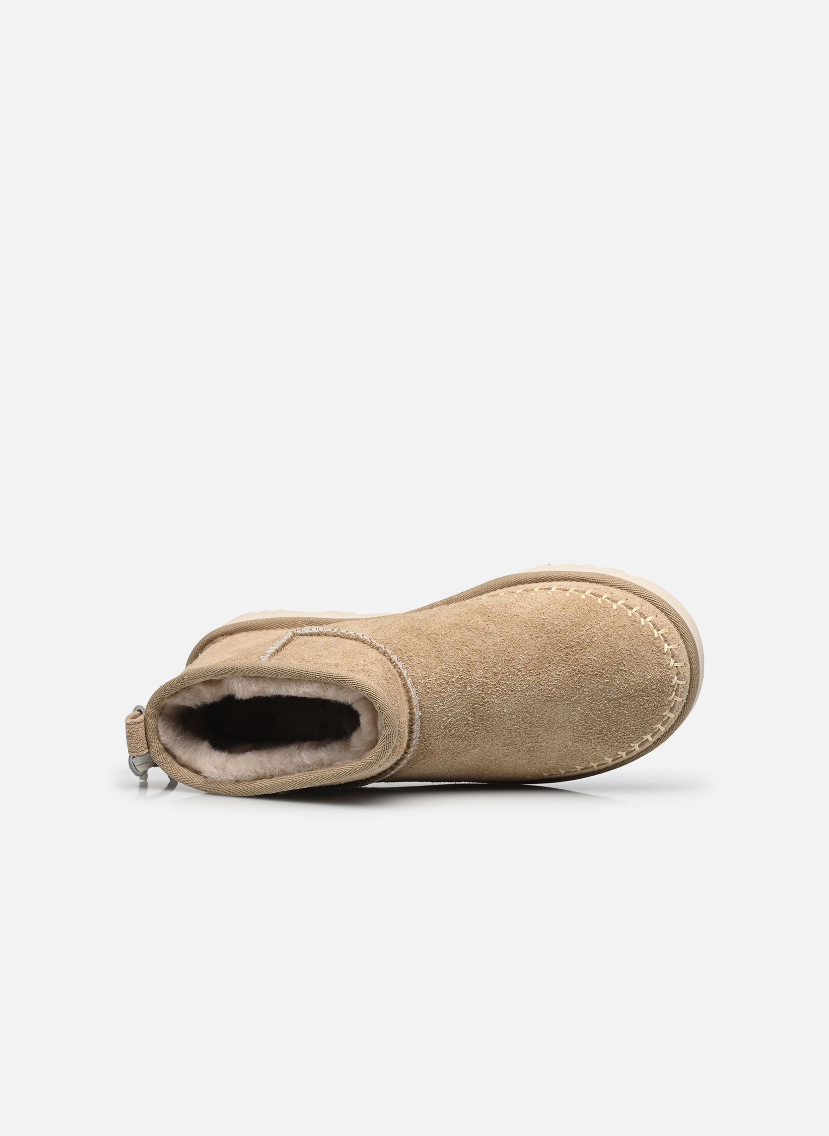 Bottines basses W Classic Ultra Mini Biarritz femme beige UGG Bottines basses W Classic Ultra Mini Biarritz femme beige MUSTARD SEED