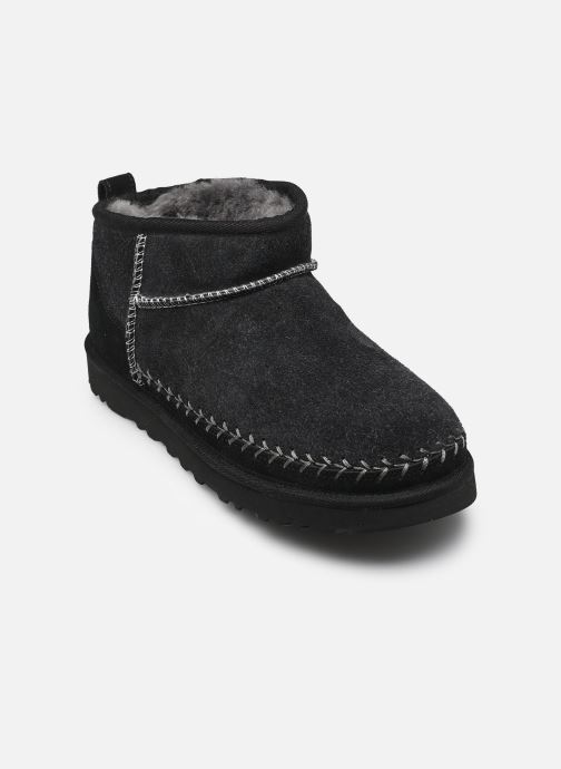 UGG Lage enkellaarsjes W Classic Ultra Mini Biarritz dames zwart