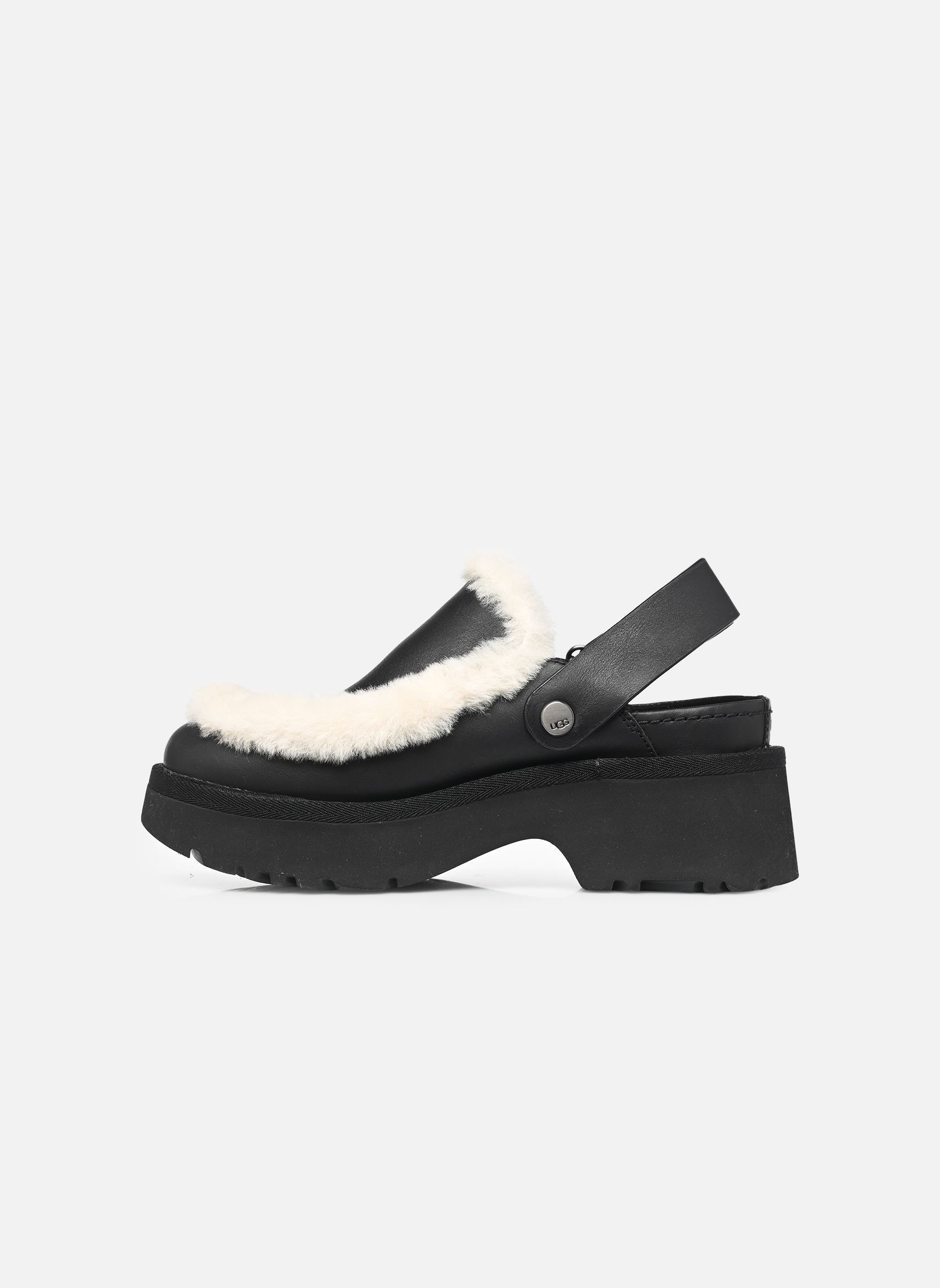 Mules et sabots W Esmee Leather Clog femme noir UGG Mules et sabots W Esmee Leather Clog femme noir BLACK