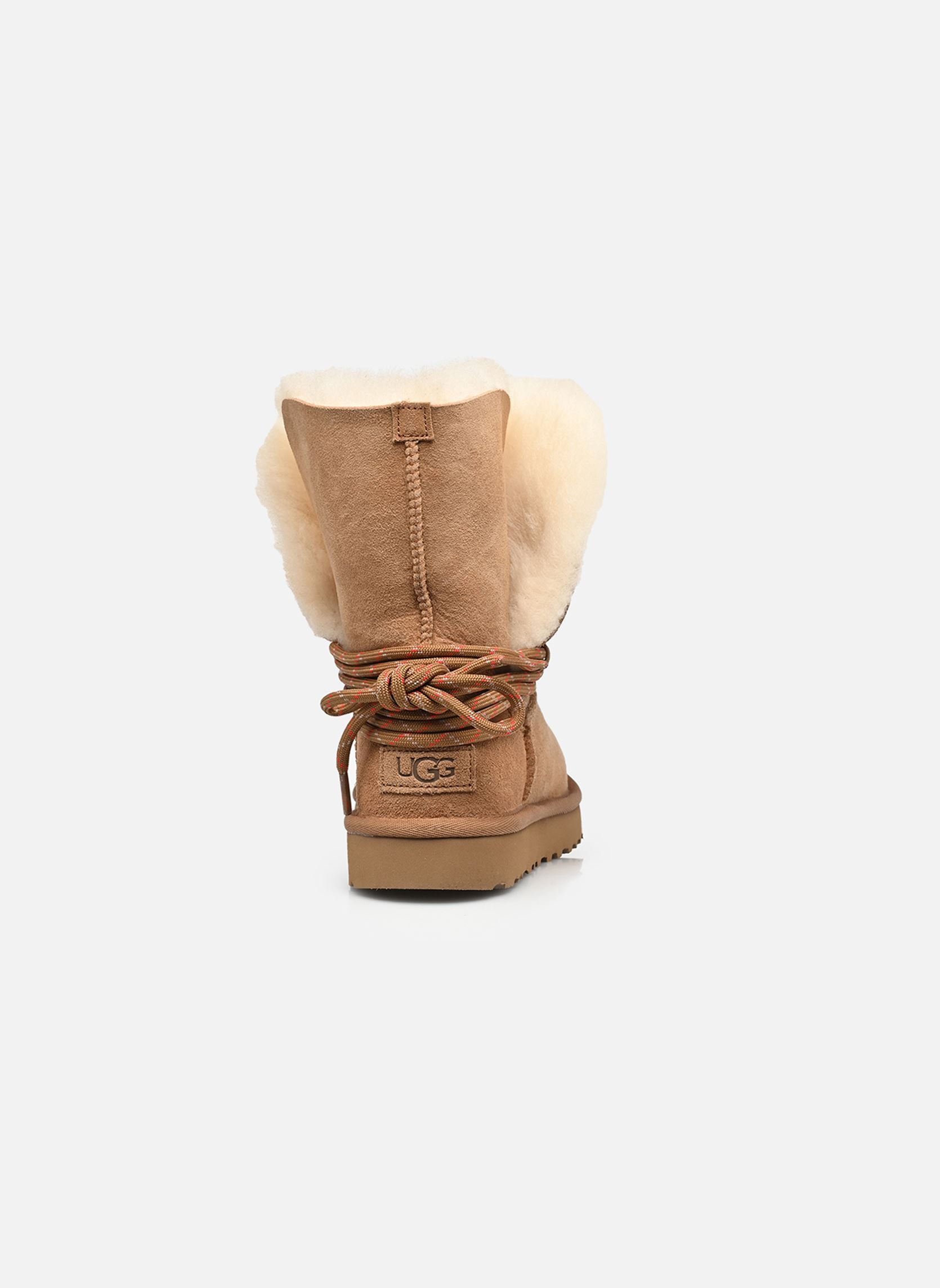 Gefütterte Stiefeletten W Bailey Tie damen braun UGG Gefütterte Stiefeletten W Bailey Tie damen braun CHESTNUT