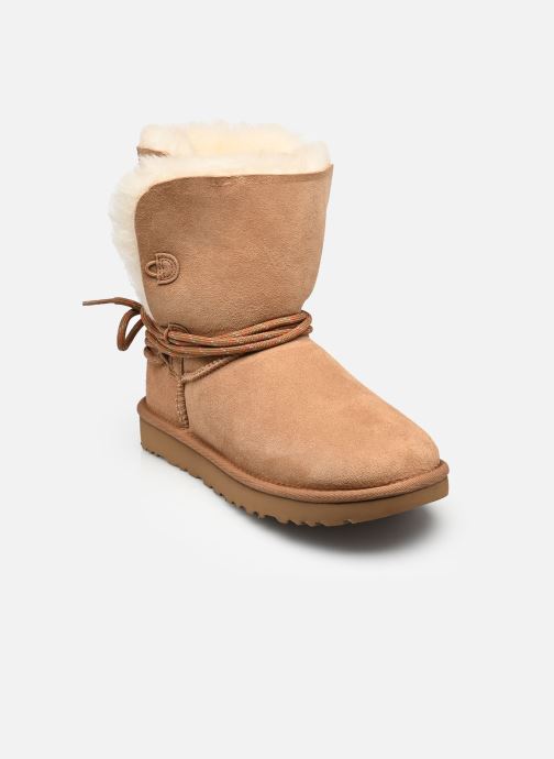 UGG Bottines fourrées W Bailey Tie femme marron