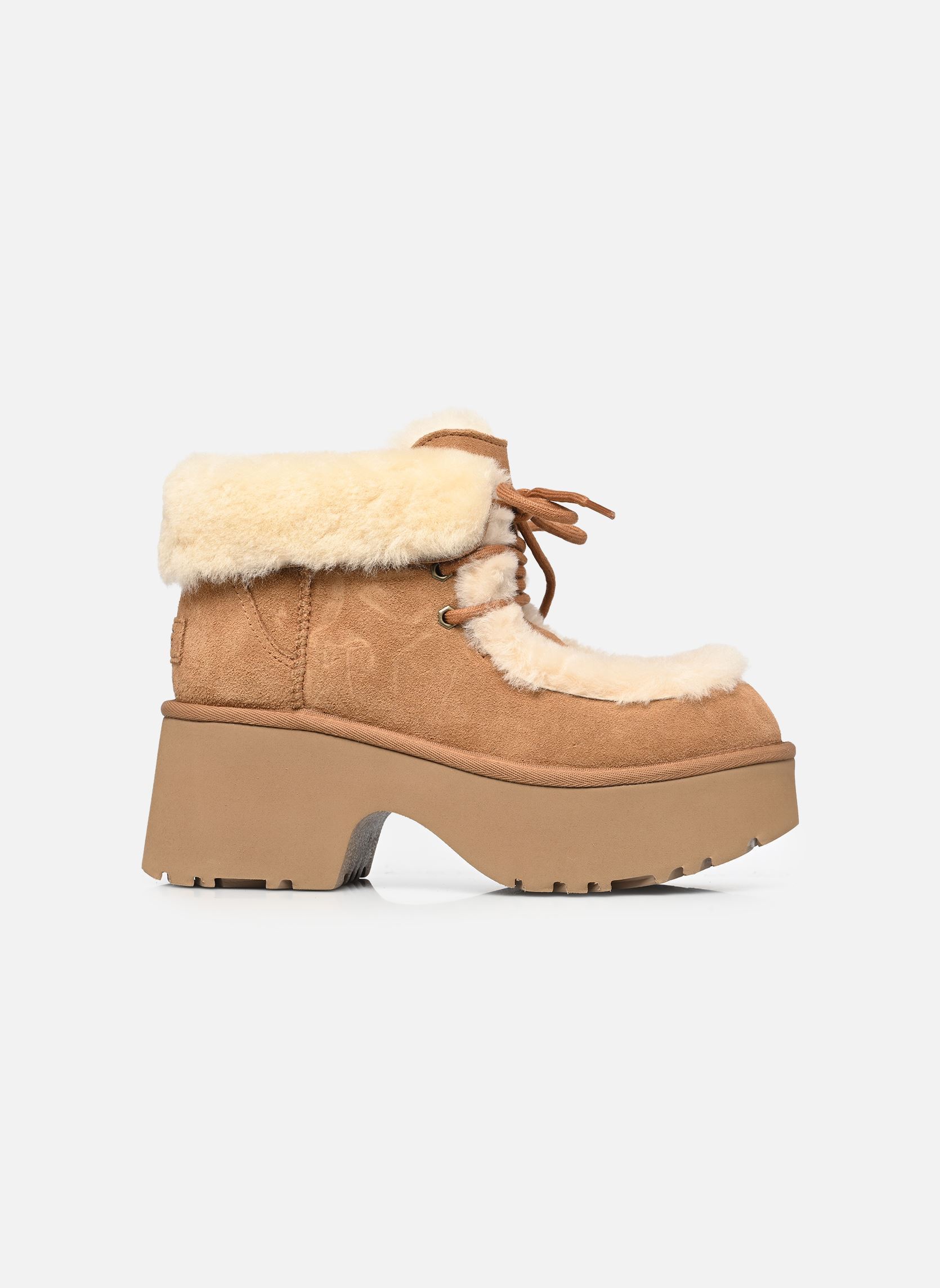 Geschnürte Stiefeletten W Esmee Lace Up damen braun UGG Geschnürte Stiefeletten W Esmee Lace Up damen braun CHESTNUT