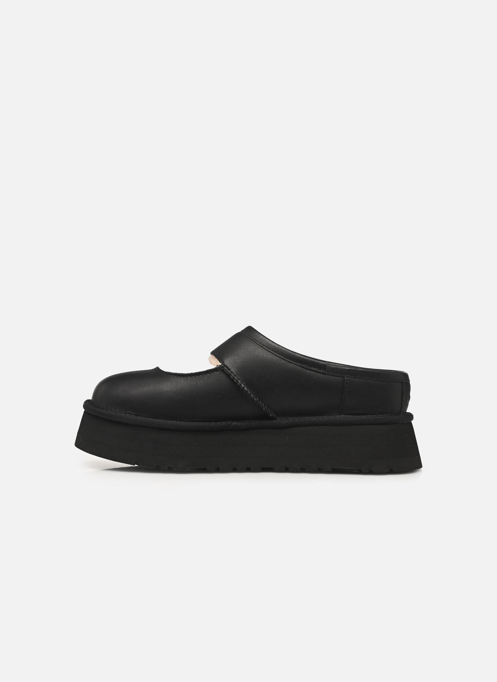 Pantoffels W Bea Mary Jane LTHR dames zwart UGG Pantoffels W Bea Mary Jane LTHR dames zwart BLACK