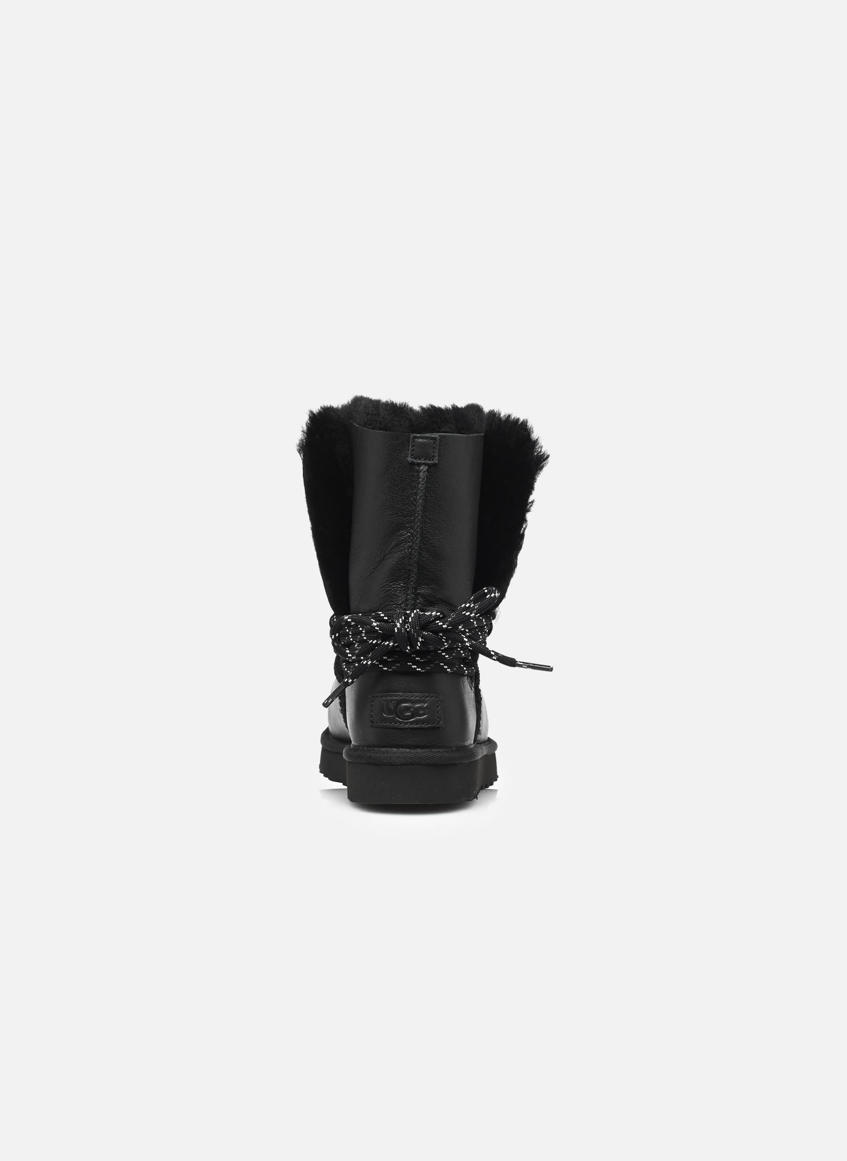 Bottines fourrées W Bailey Tie LTHR femme noir UGG Bottines fourrées W Bailey Tie LTHR femme noir BLACK